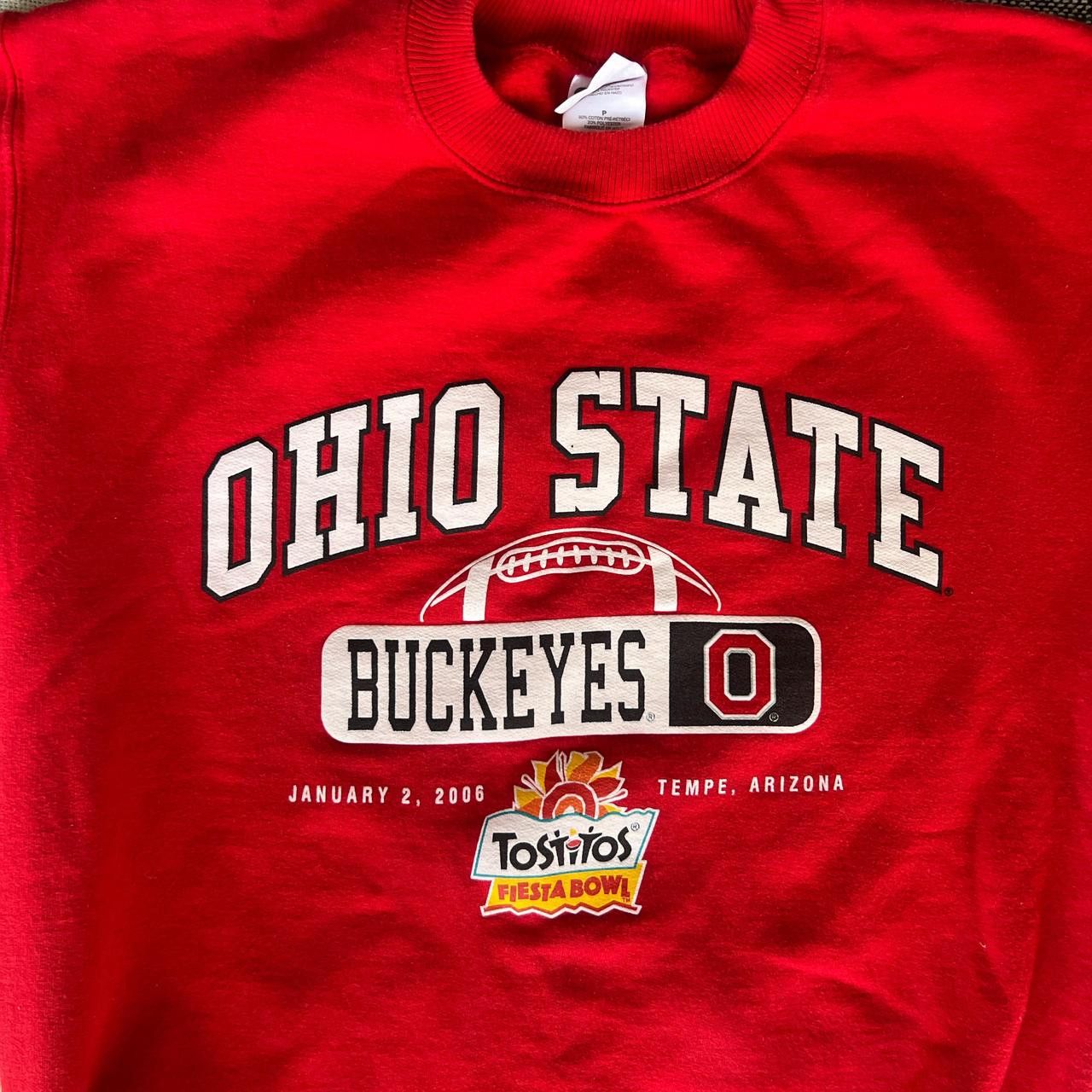 Vintage Vintage Y2K Gildan Ohio State Buckeyes Fiesta Bowl Hoodie Size US S / EU 44-46 / 1 - 2 Thumbnail