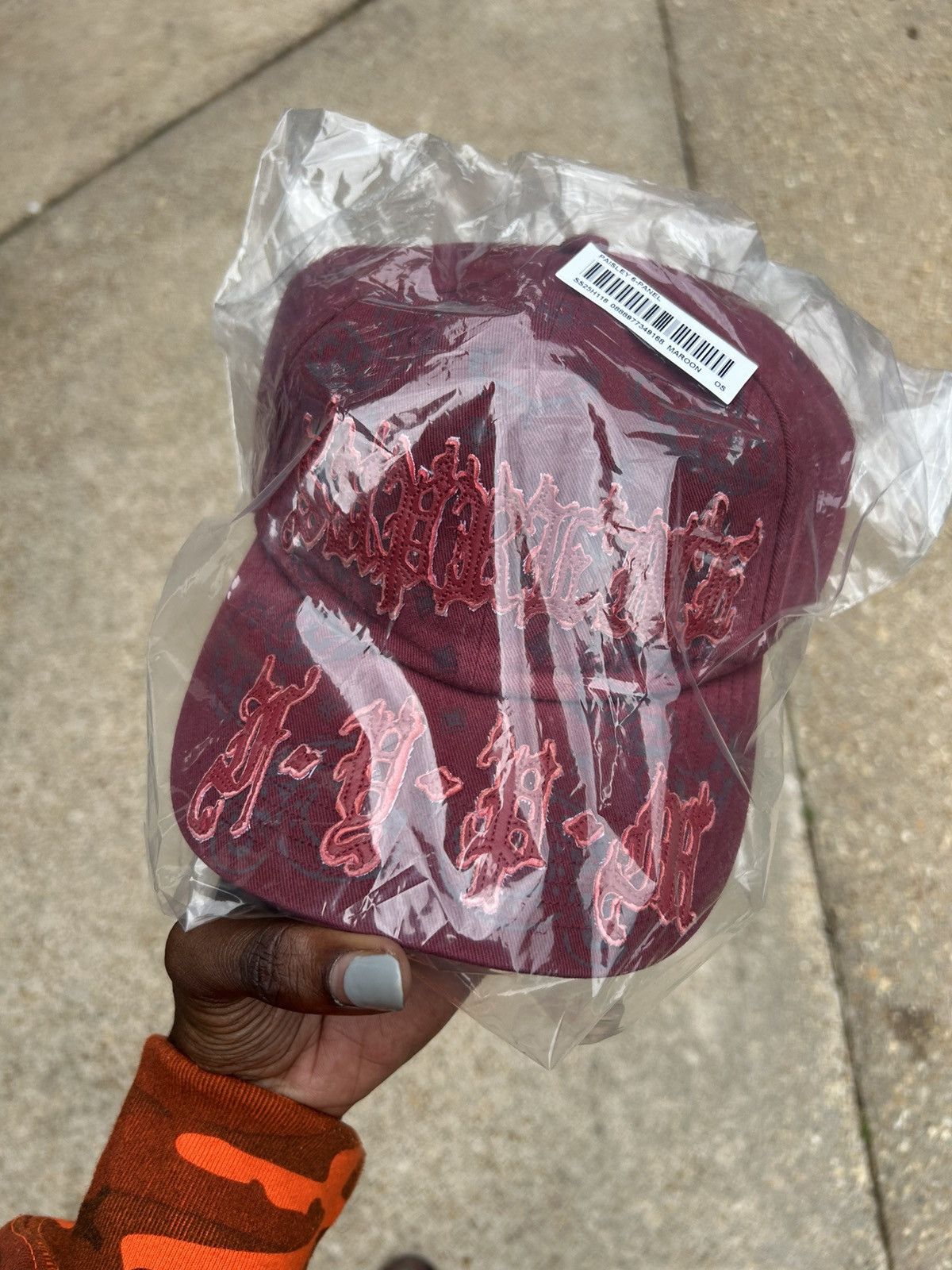 Supreme Supreme Leather Appliqué 6 Panel (Maroon) Size ONE SIZE - 1 Thumbnail