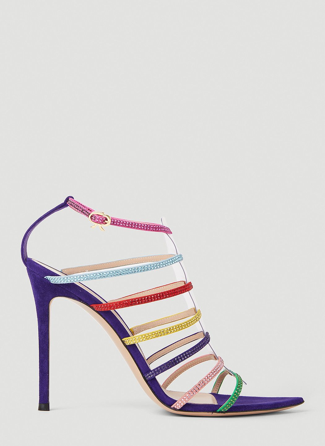 Gianvito Rossi Crystal Embellished High Heel Sandals Size US 6 / IT 36 - 1 Thumbnail