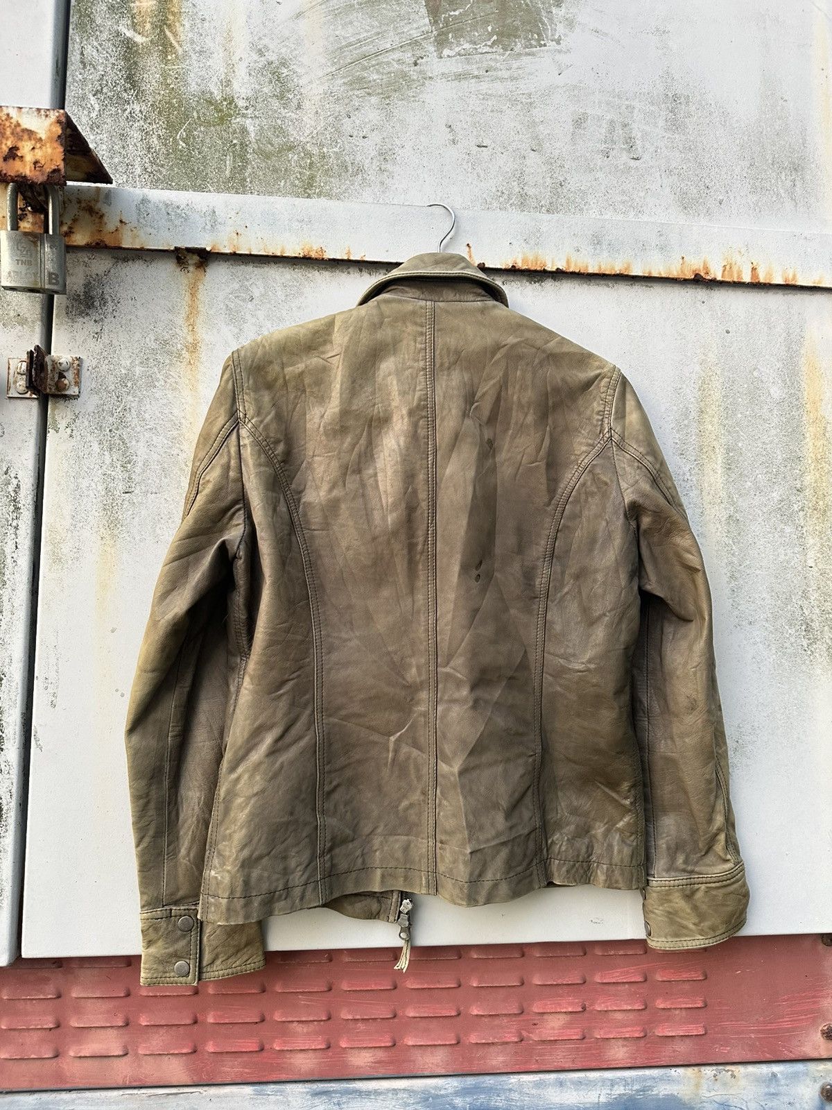 Vintage 👹Vintage Hemispheres Paris Leather Jacket Size US S / EU 44-46 / 1 - 8 Thumbnail