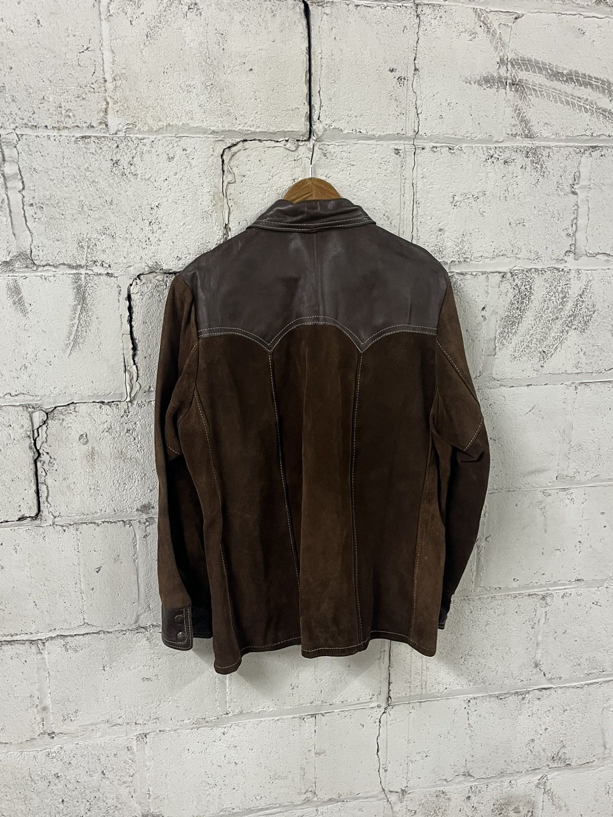 Schott Shott vintage rancher jacker rare suede brown 70s Size US XL / EU 56 / 4 - 7 Thumbnail