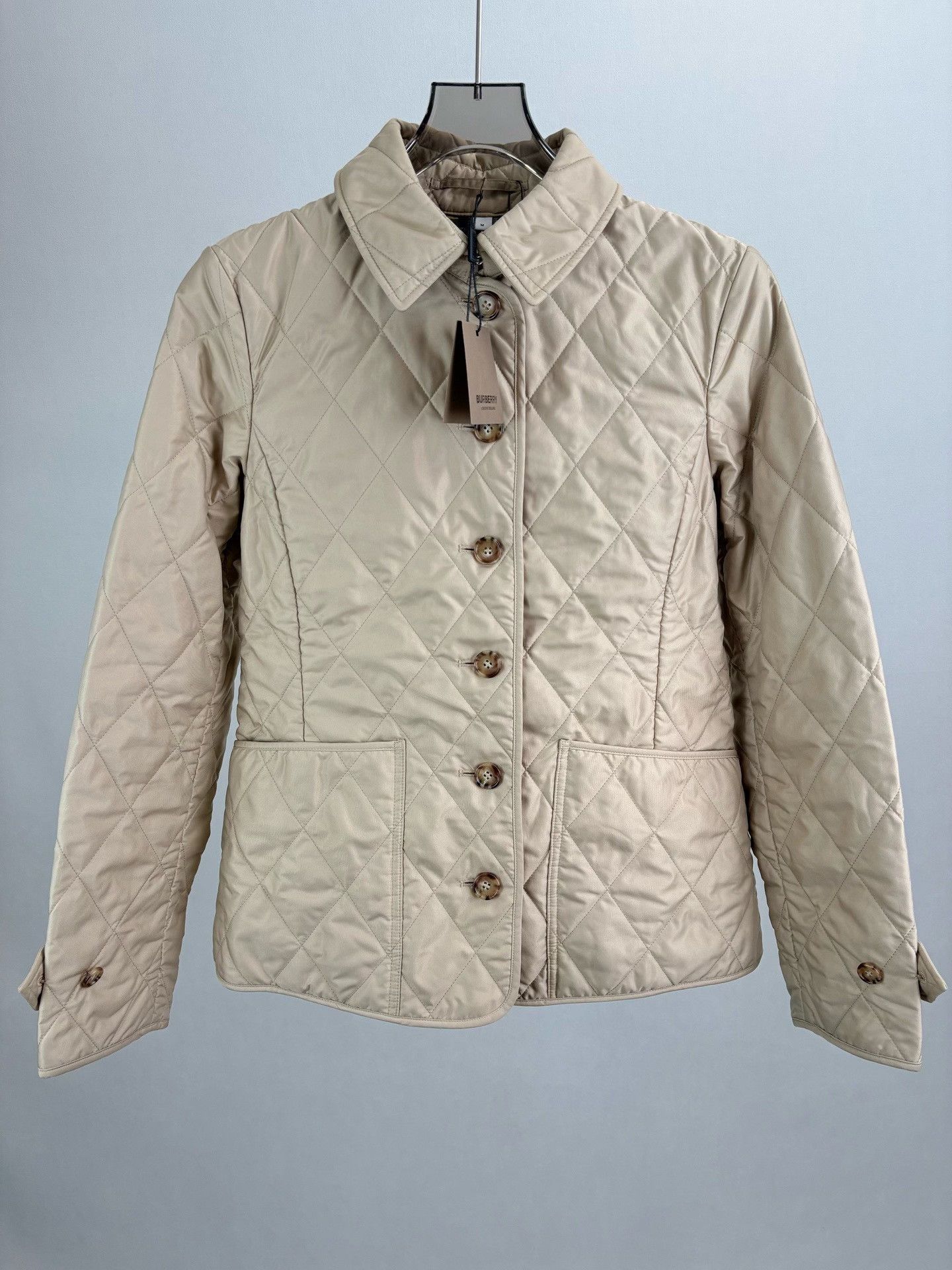 Burberry Burberry Diamond Check Lining Padded Coat Size US M / EU 48-50 / 2 - 1 Thumbnail