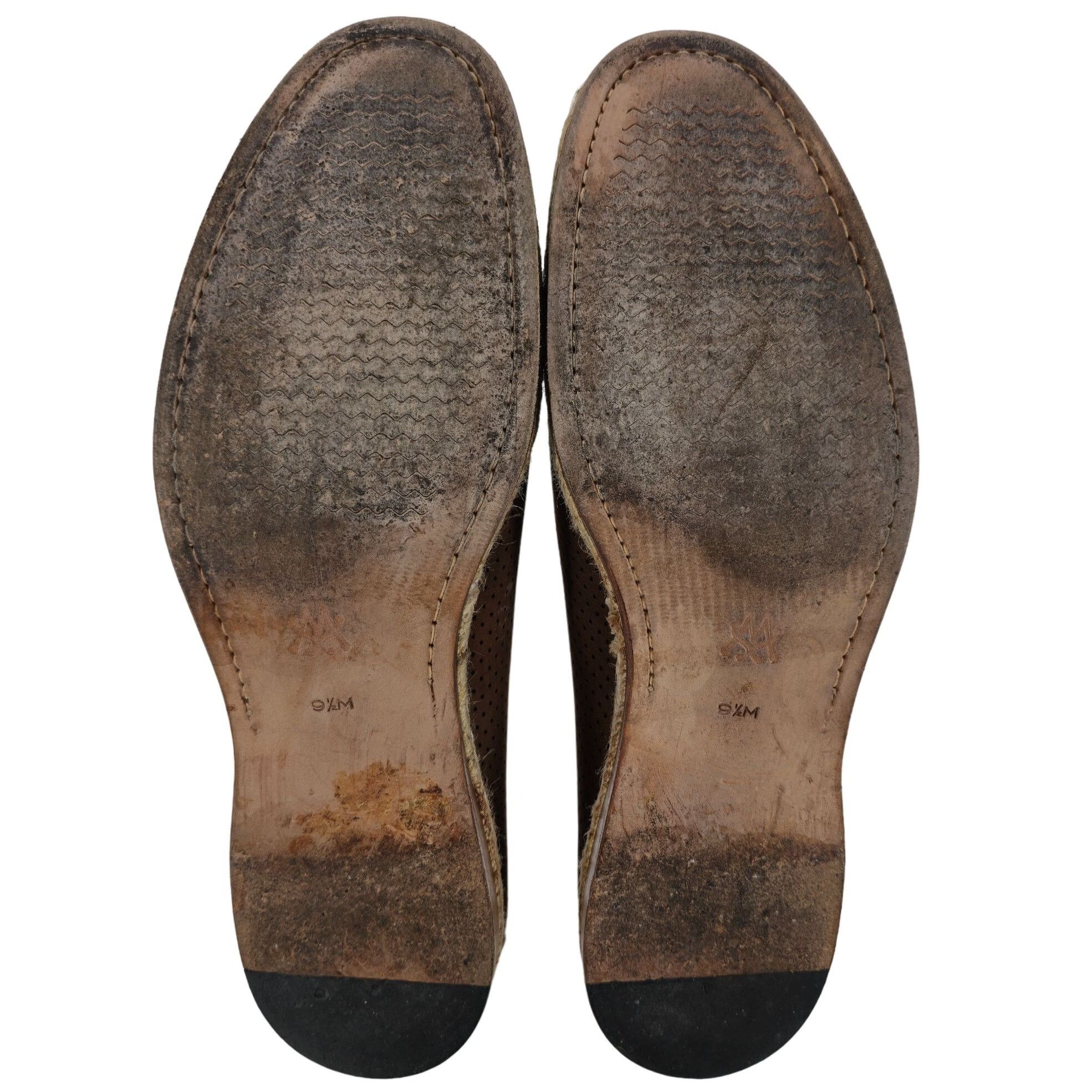 Mezlan Mezlan Spain Brown Perforated Leather Slip-on Loafer Men 9.5 Size US 9.5 / EU 42-43 - 3 Thumbnail