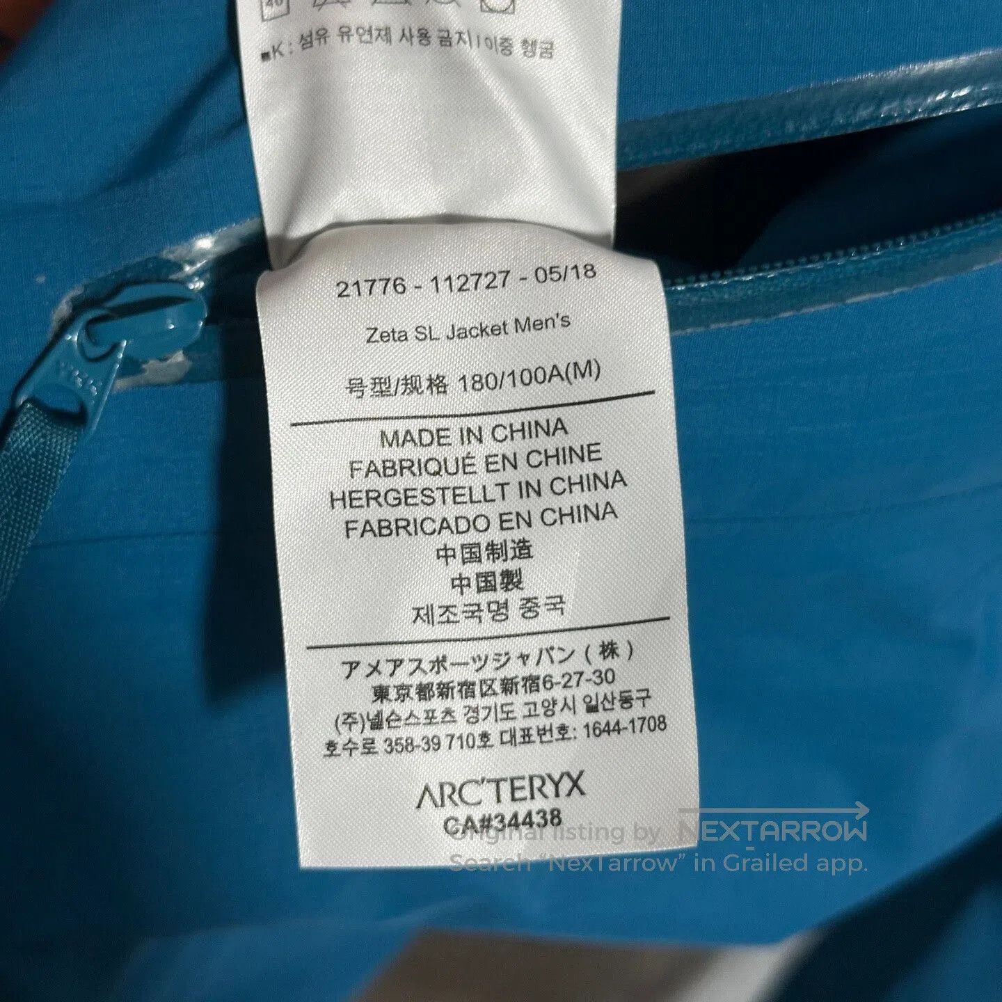 Arc'teryx arcteryx zeta sl jacket hard shell coat. Size US M / EU 48-50 / 2 - 8 Thumbnail
