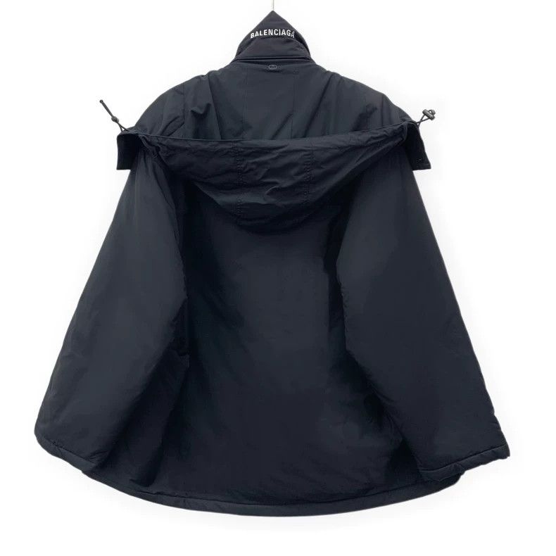 Balenciaga Balenciaga size 34 Black logo embroidered hooded long-slee Size US XXS / EU 40 - 2 Thumbnail