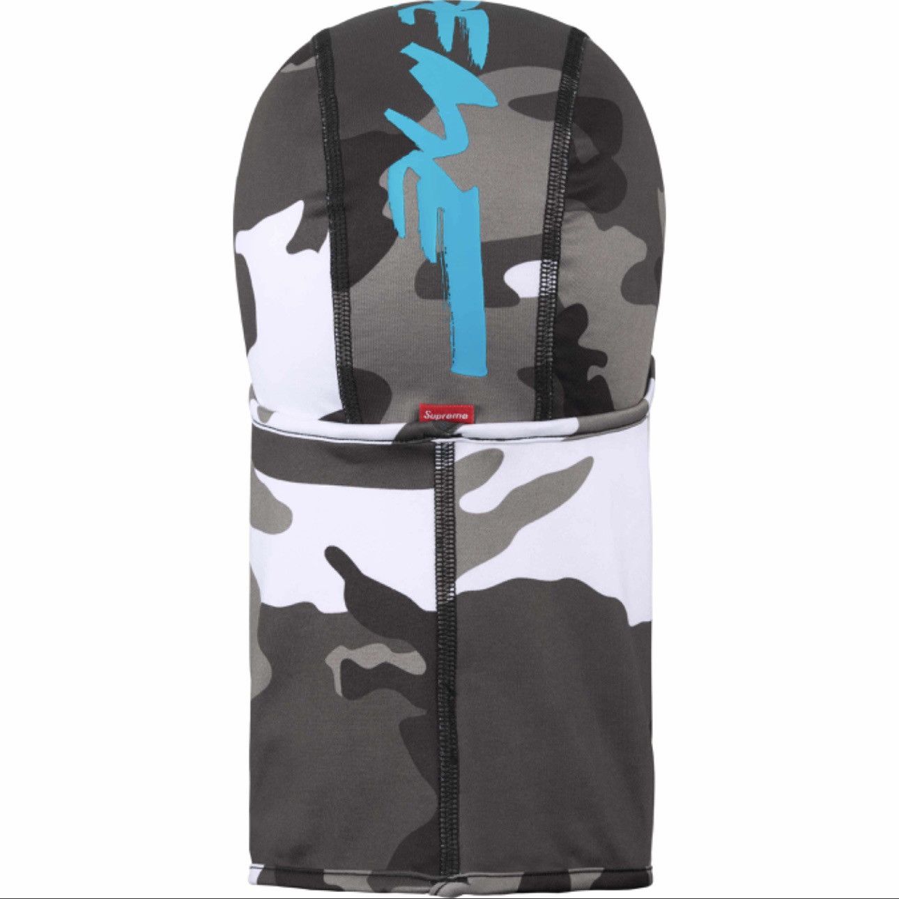Futura × Supreme Supreme Futura Lightweight Balaclava Snow Camo Size ONE SIZE - 2 Thumbnail