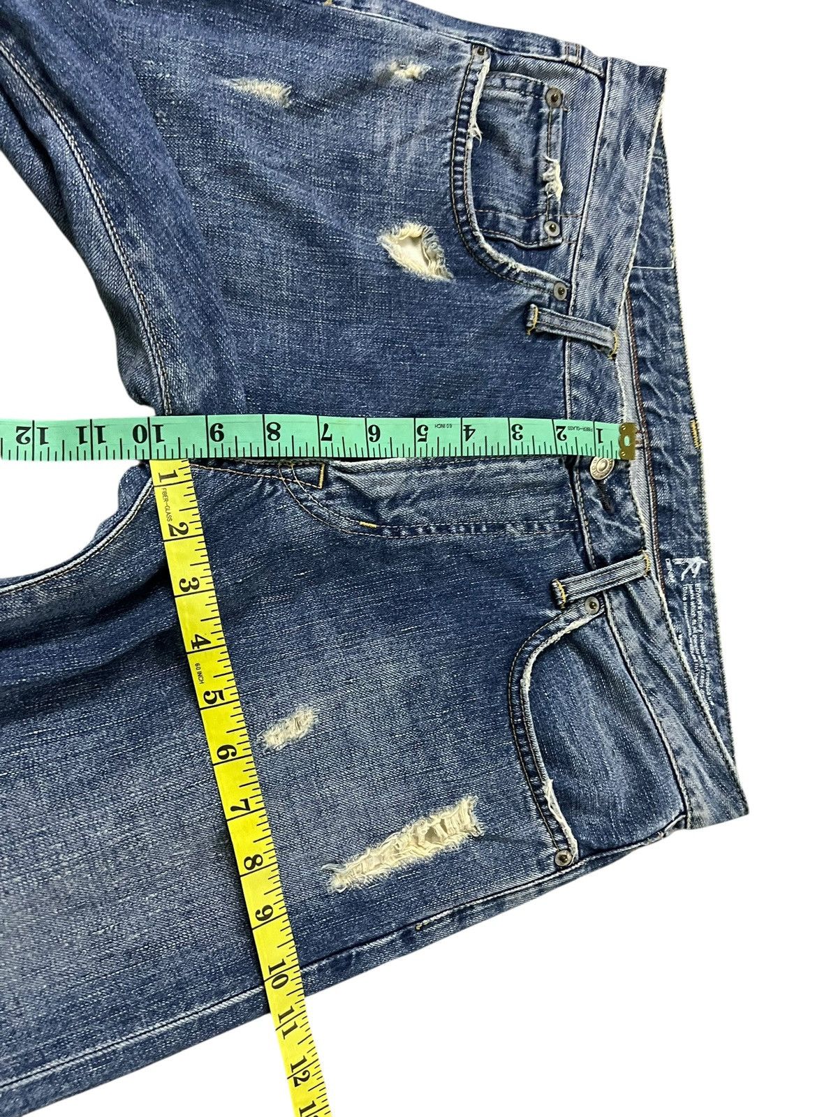 Edwin Edwin 502R Distress Mud Wash Jean Very Rare Size US 33 - 4 Thumbnail