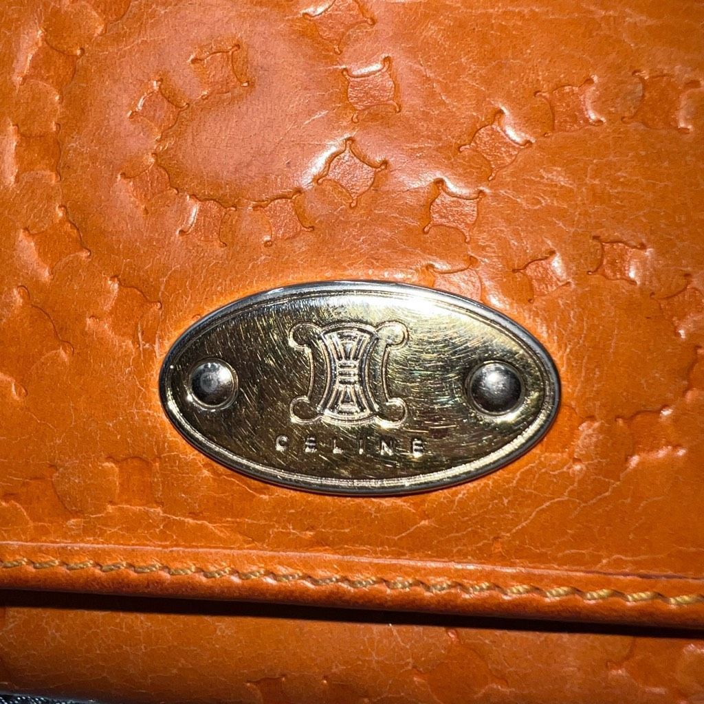Celine CELINE RARE Embossed Macadam Long Leather Wallet with full inclusion Size ONE SIZE - 14 Thumbnail