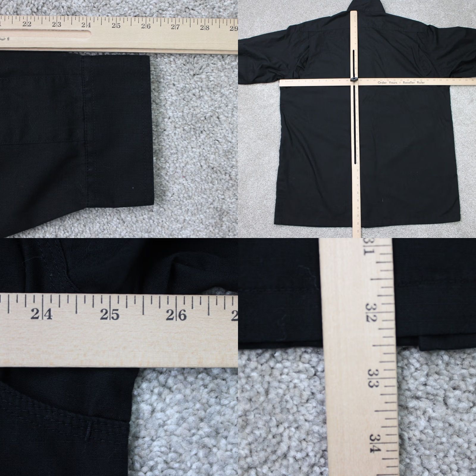 Vintage 5.11 Tactical Shirt Mens Large-Tall LT Black Long Sleeve Button Up Double Pocket Size US L / EU 52-54 / 3 - 8 Thumbnail