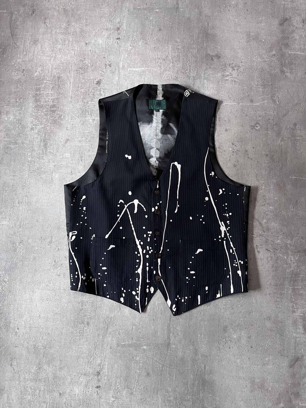 Jean Paul Gaultier Jean Paul Gaultier Junior S/S 1990 X-Ray reversible vest Size US L / EU 52-54 / 3 - 2 Thumbnail