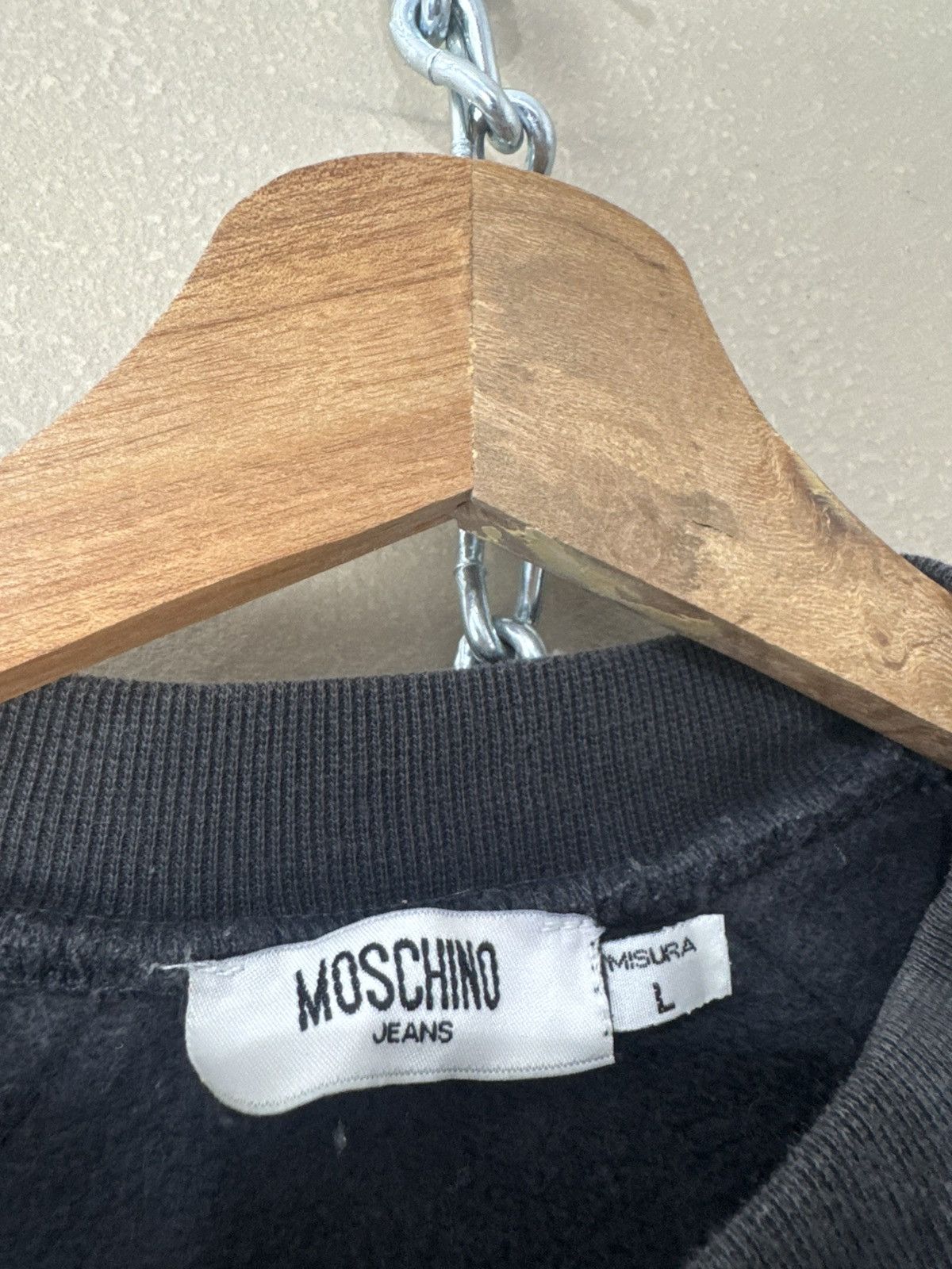 Moschino Vintage Moschino Jeans y2k rare Sweatshirt Size US L / EU 52-54 / 3 - 3 Thumbnail