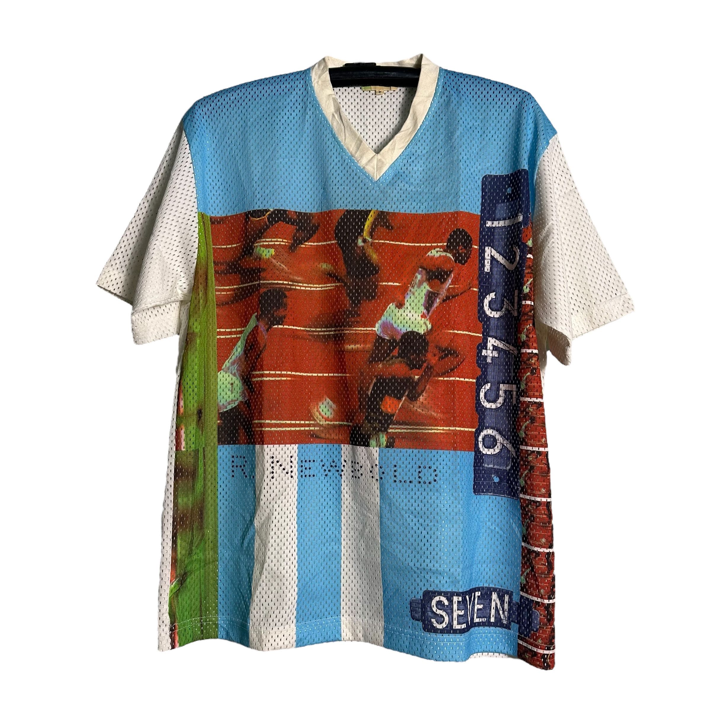 Paul Smith × R.Newbold × Vintage 🔥RARE🔥Vintage R.Newbold Paul Smith OVP Running Mesh Shirt Size US XL / EU 56 / 4 - 1 Thumbnail