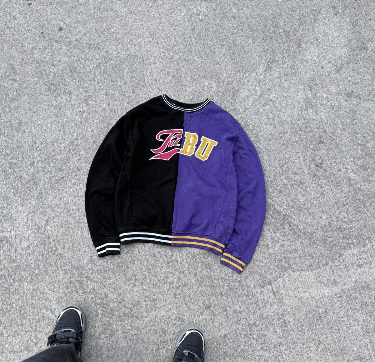 Fubu × Vintage Vintage FUBU Y2K avantgarde streetwear sweatshirt Size US XS / EU 42 / 0 - 3 Thumbnail
