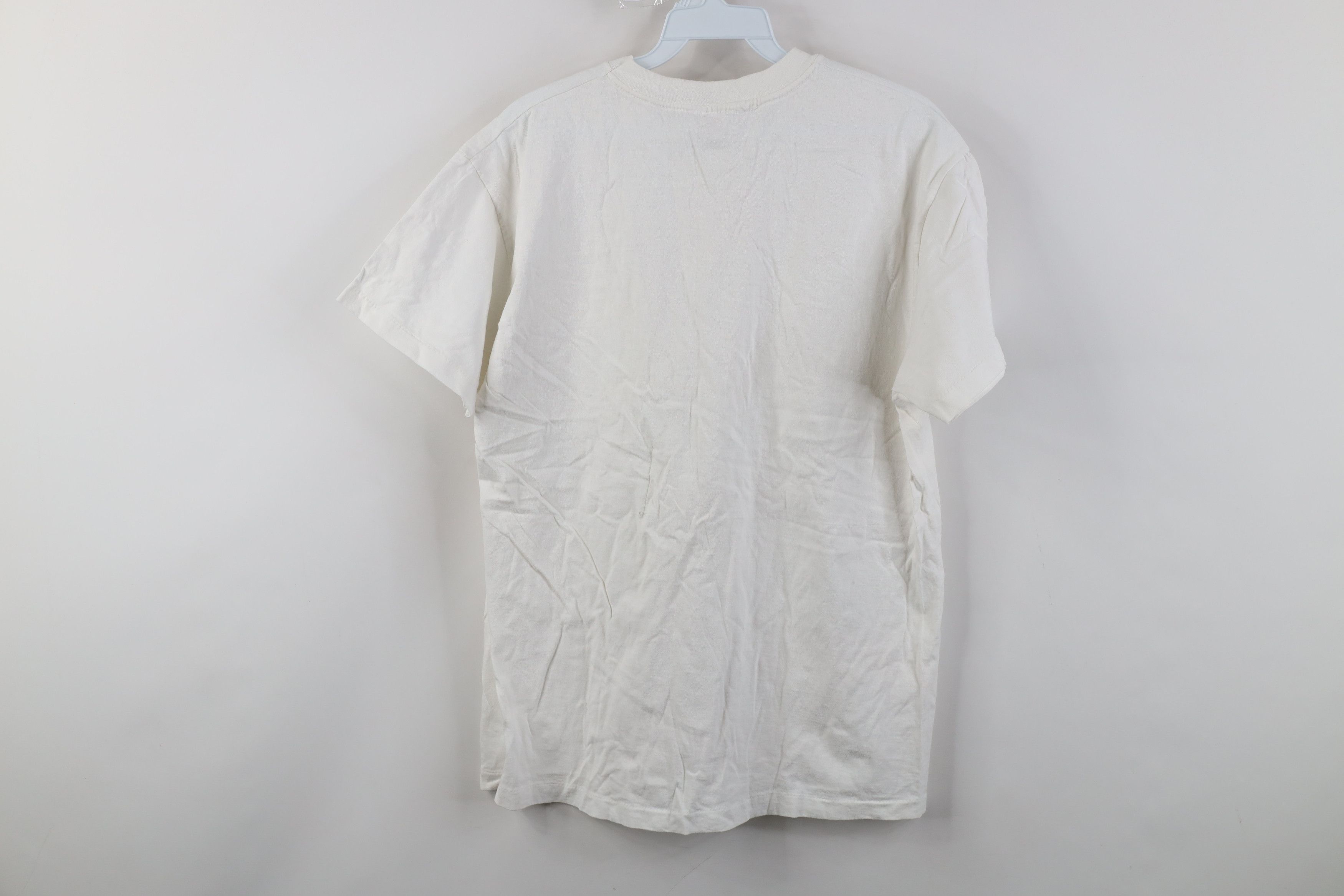 Hanes Vintage 90s Hanes Cotton Pocket Short Sleeve T-Shirt White Size US L / EU 52-54 / 3 - 11 Thumbnail