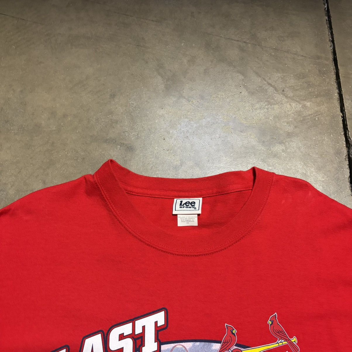 MLB Vintage Lee Sport St Louis Cardinals T shirt Busch MLB 2005 Size US XXL / EU 58 / 5 - 6 Thumbnail