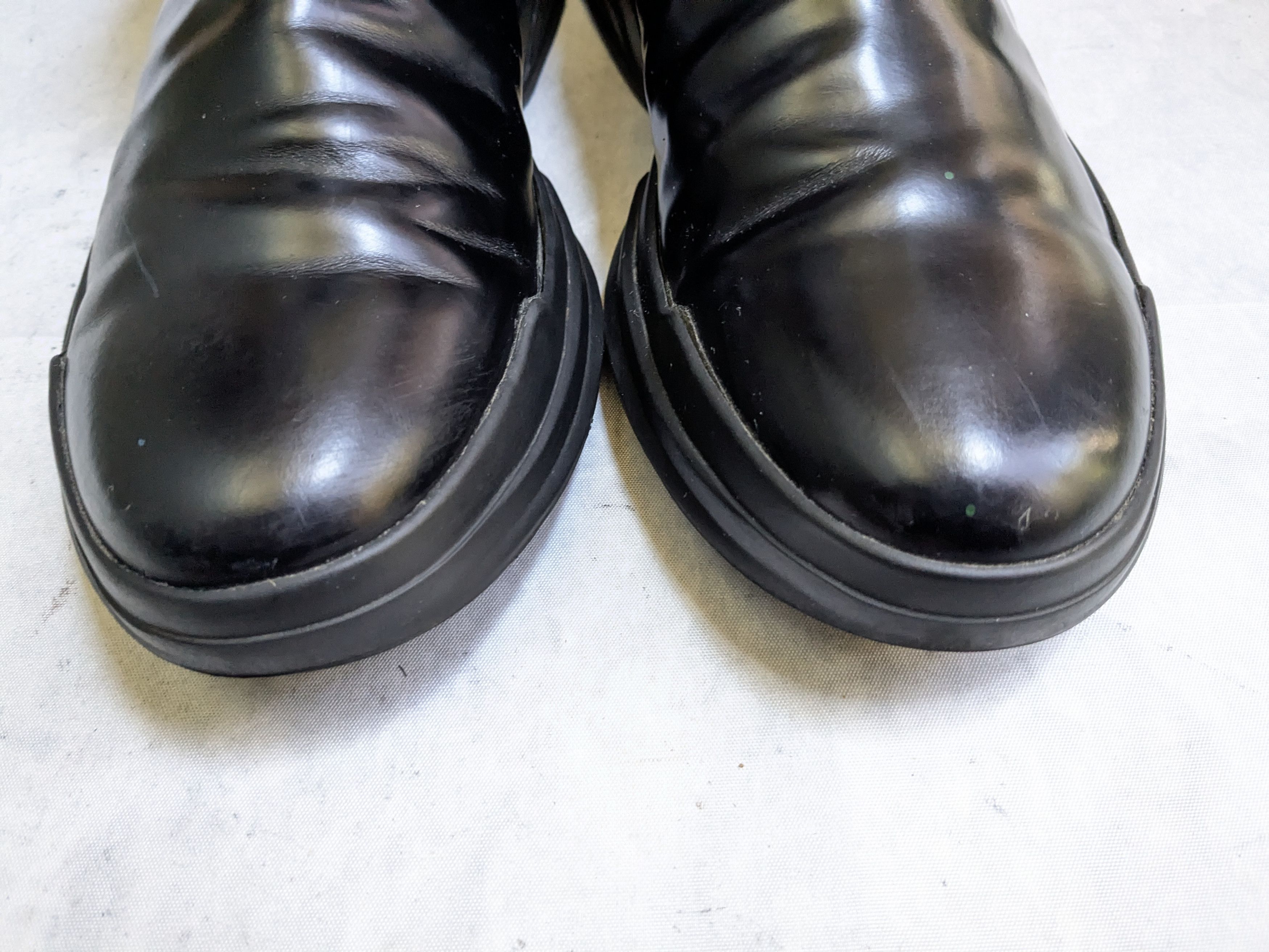 Prada Prada Side Zip Boots Black 10.5 Leather Chunky Y2K Size US 10.5 / EU 43-44 - 3 Thumbnail