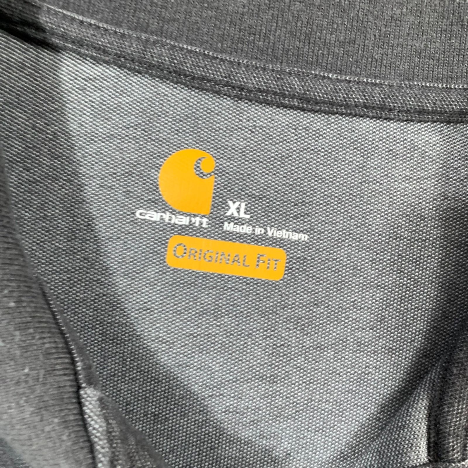 Carhartt Carhartt Shirt Adult Extra Large Gray Casual T Shirt Mens Size US XL / EU 56 / 4 - 3 Thumbnail