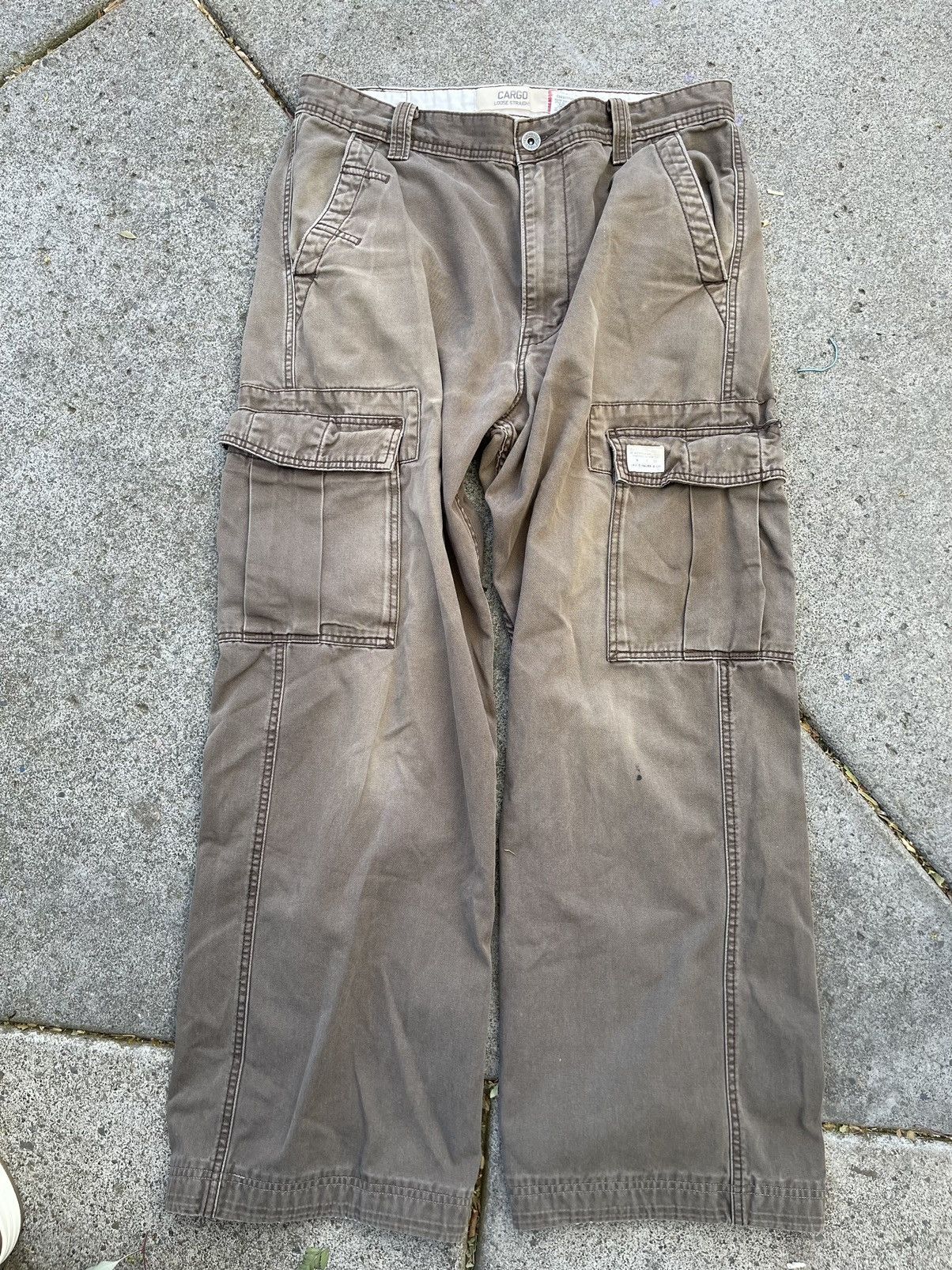 image of Levis x Levis Vintage Clothing Vintage Levi Cargo Pants in Brown, Men's (Size 34)