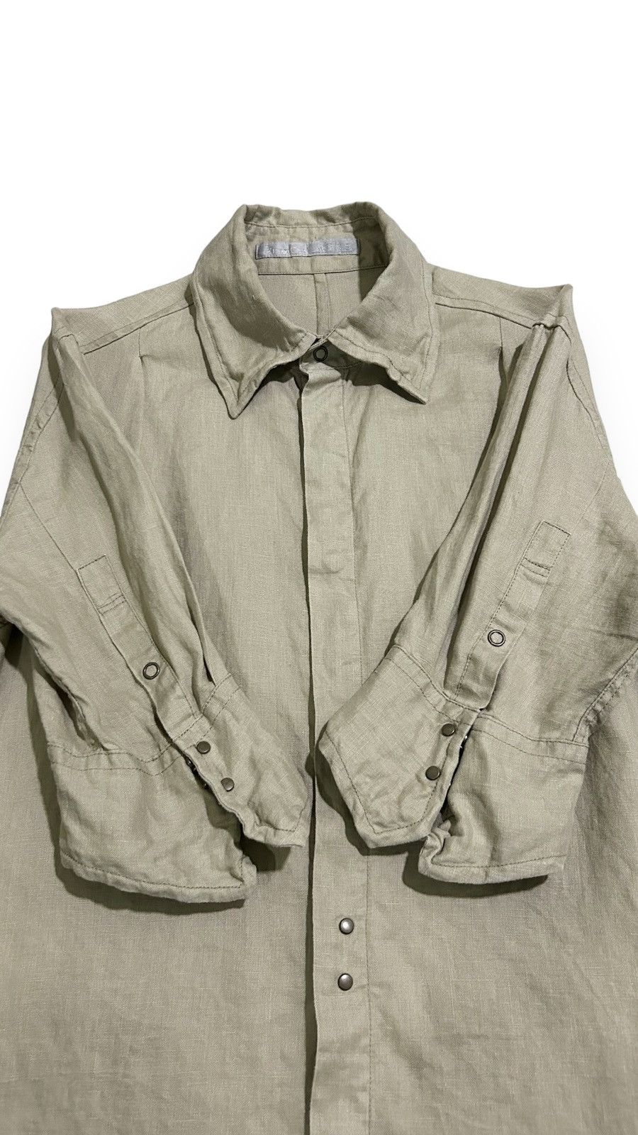 FranCisT MOR.K.S 1990s Francisf Mor.K.S - Beige Work Shirt Size US M / EU 48-50 / 2 - 14 Thumbnail