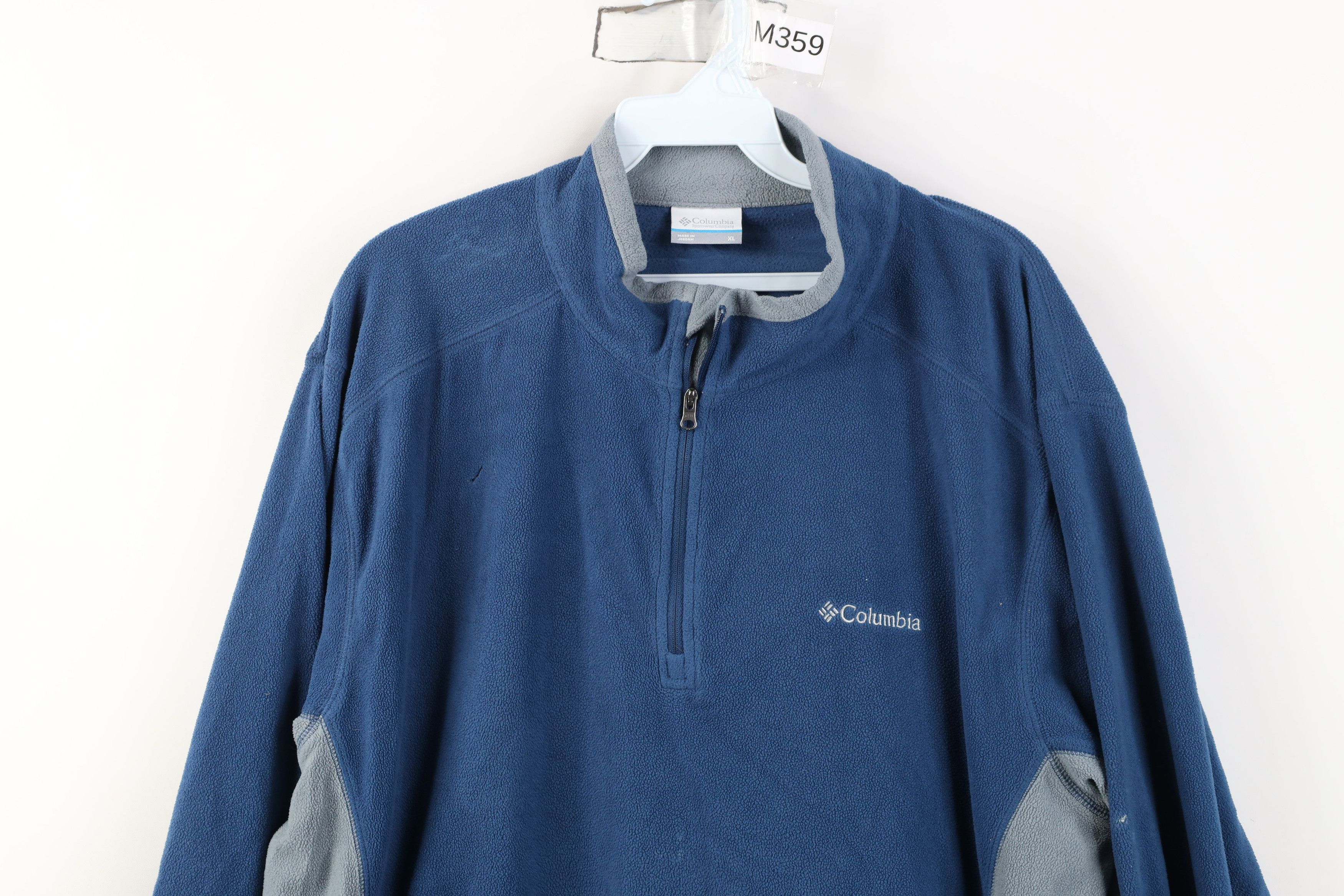 Columbia Vintage Y2K Columbia Lightweight 1/4 Half Zip Sweater Blue Size US XL / EU 56 / 4 - 2 Thumbnail