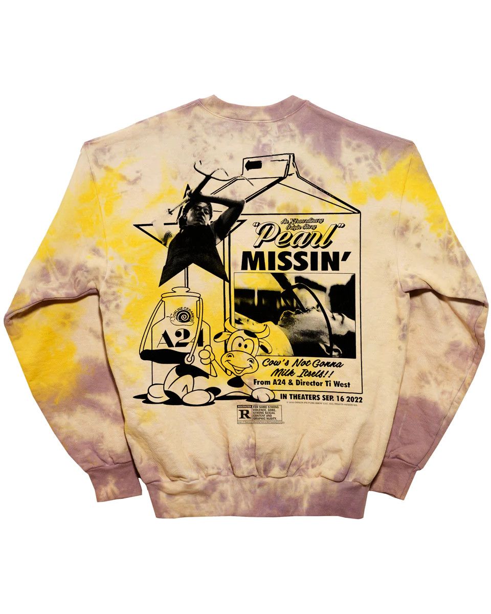A24 × Online Ceramics A24 x Online Ceramics x Pearl Movie Tie Dye Sweatshirt RARE Size US XXL / EU 58 / 5 - 2 Thumbnail