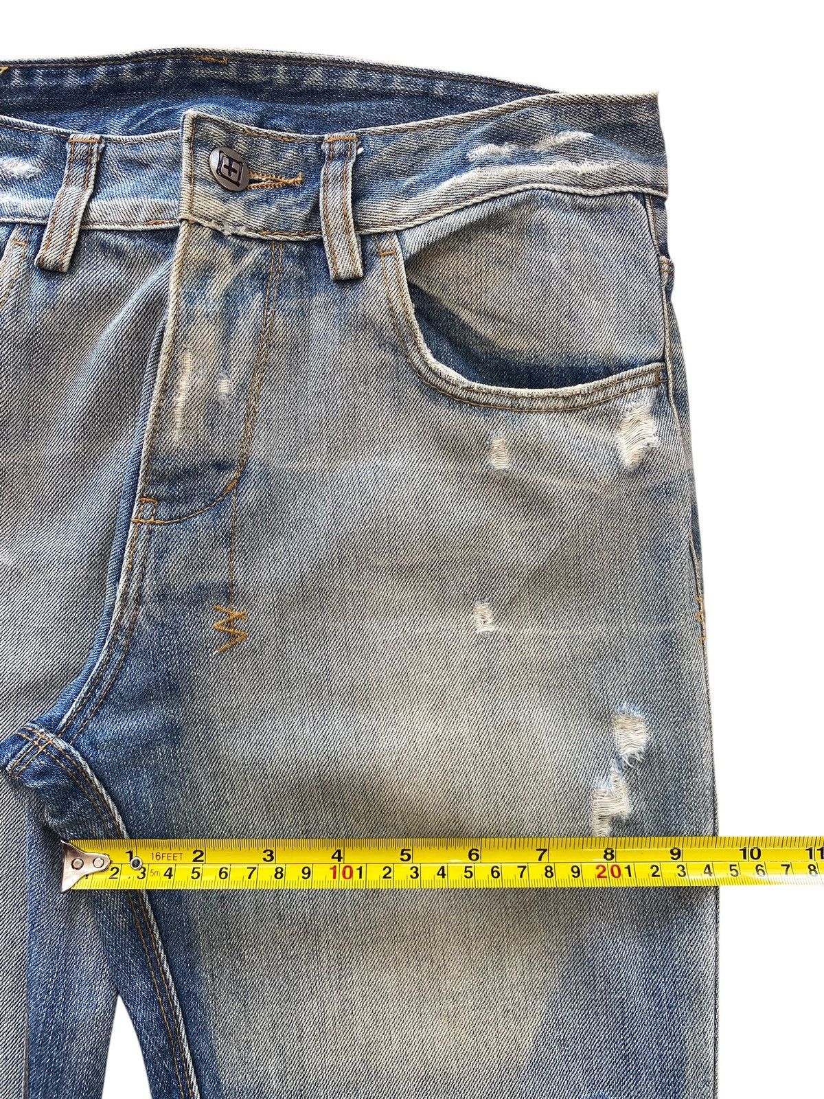 Ksubi Ksubi Faded Wash Distressed Style Hairy Leg Size US 28 / EU 44 - 7 Thumbnail