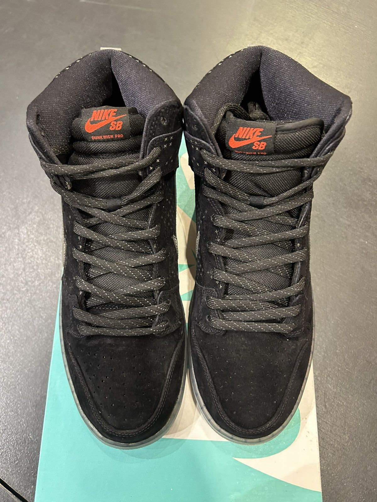 Nike Nike SB Dunk High Flash Pack Black Ice Size US 13 / EU 46 - 4 Thumbnail