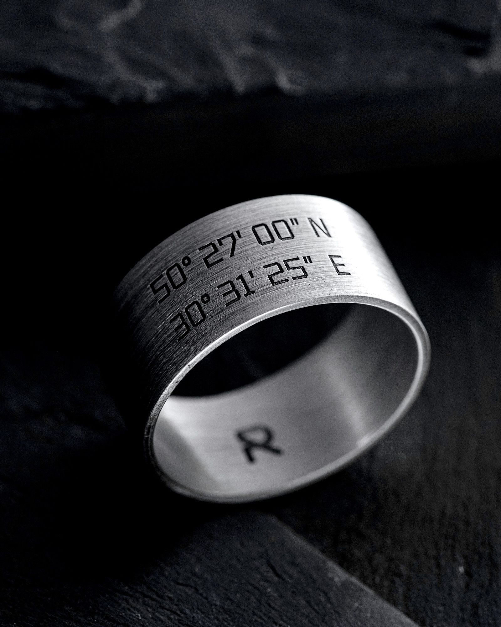 Jewelry Silver ring DATE Size ONE SIZE - 2 Thumbnail