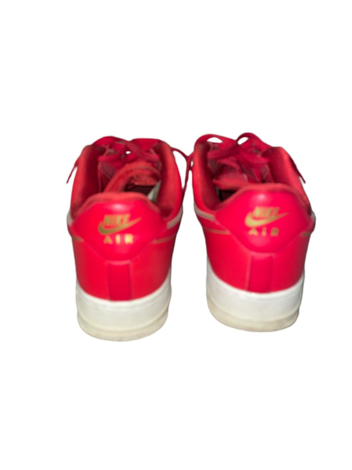 Nike Nike Air Force 1 Low ‘Red Gold Swoosh’ Used Size 9.5 Size US 9.5 / EU 42-43 - 4 Thumbnail