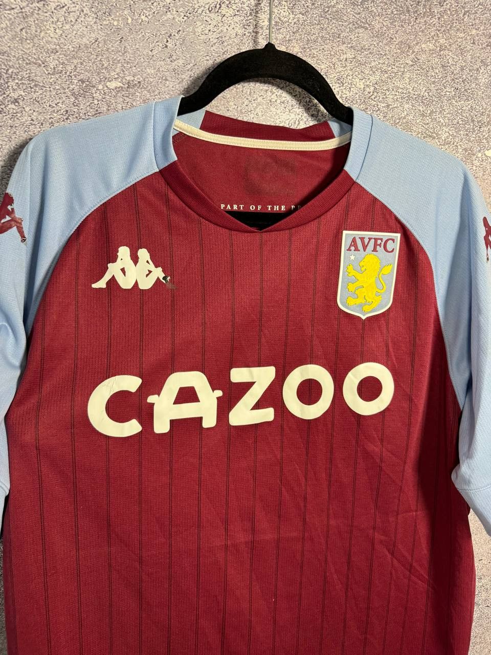 Vintage Vintage Aston Villa 2020/21 Kappa Soccer Jersey Size US XXL / EU 58 / 5 - 9 Thumbnail
