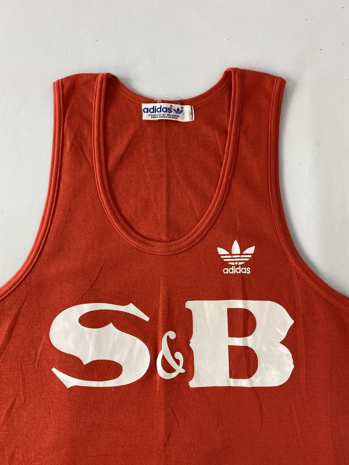 Adidas 90s Adidas S&B Iconic Trifoil Trikot Tank Top Sleeveless Size US S / EU 44-46 / 1 - 4 Thumbnail