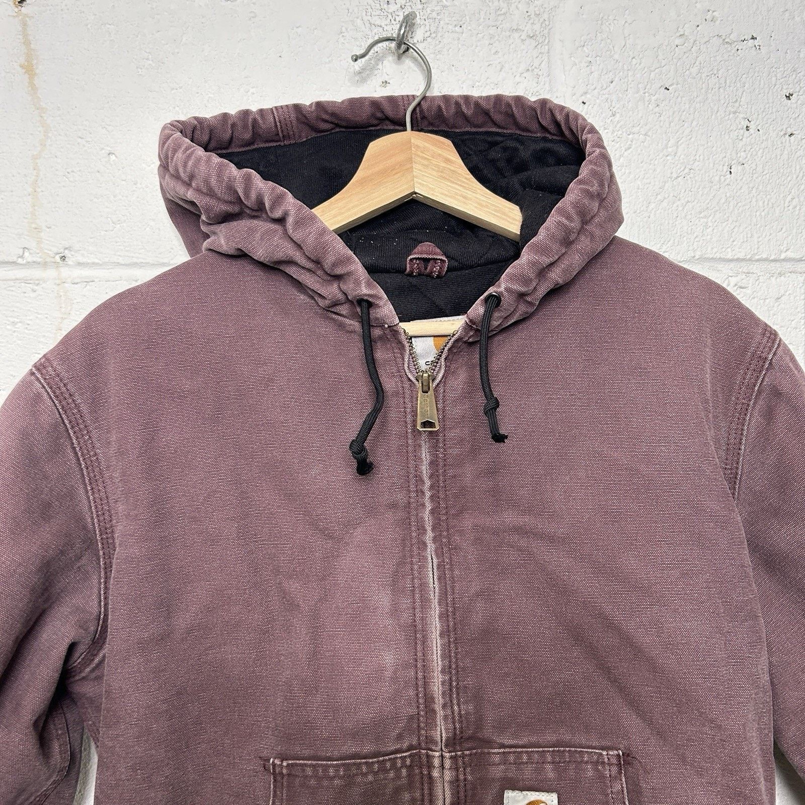 Carhartt Vintage Carhartt Quilted Active Jacket “Deep Plum” WJ130 DPM Size S / US 4 / IT 40 - 3 Thumbnail