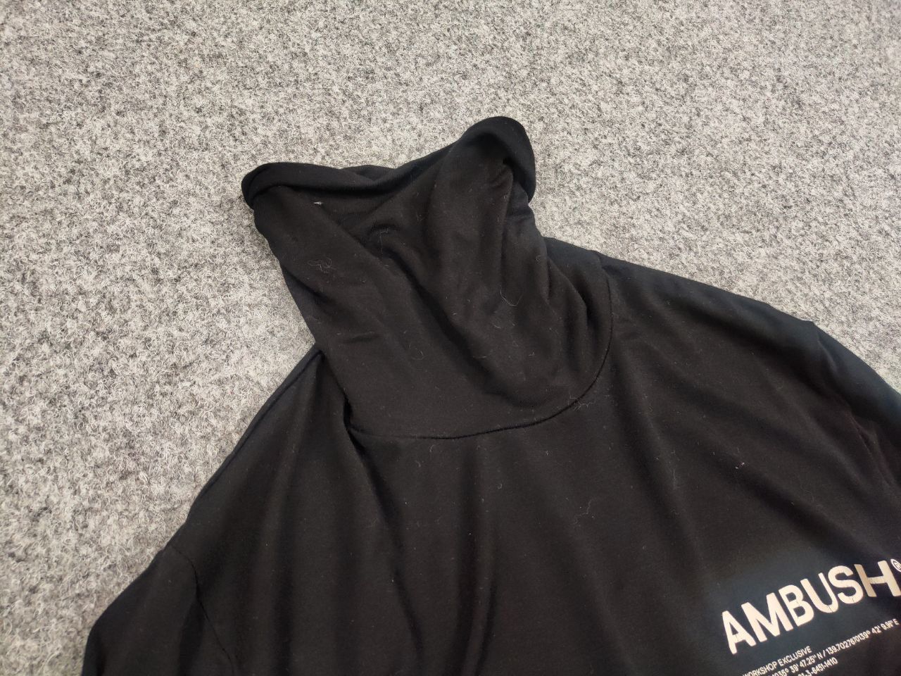 Ambush Design Ambush Japan jersey workshop turtleneck black long sleeve Size S / US 4 / IT 40 - 12 Thumbnail