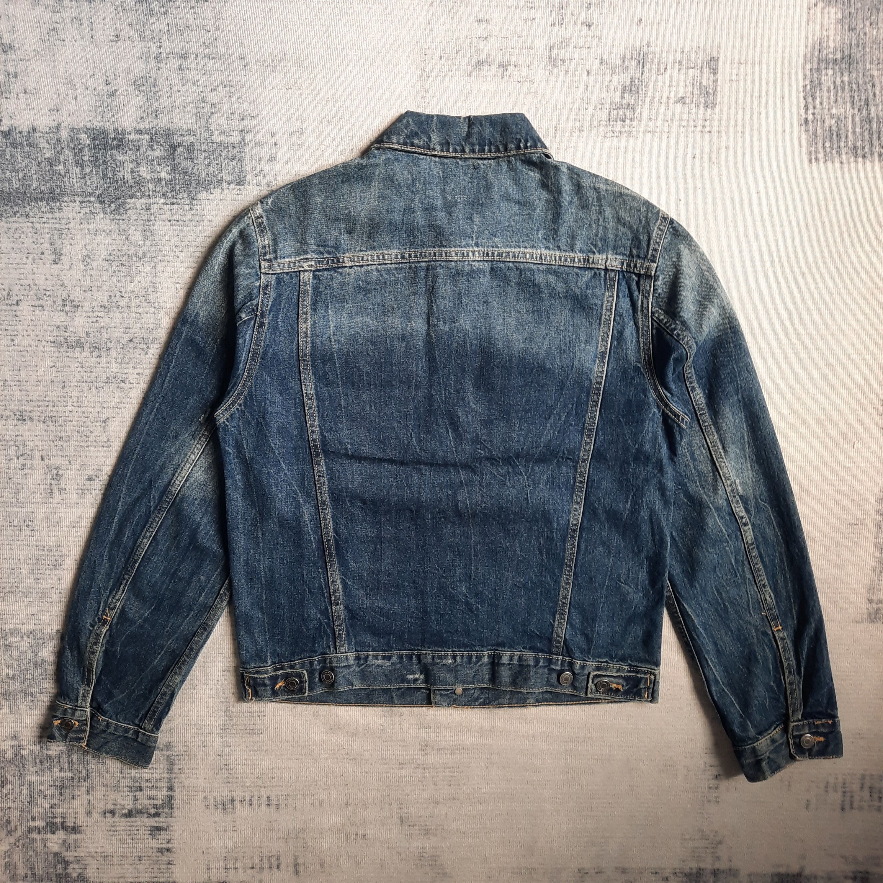 Gap 🔥Gap type 3 distressed design washed trucker jacket Size US M / EU 48-50 / 2 - 2 Thumbnail