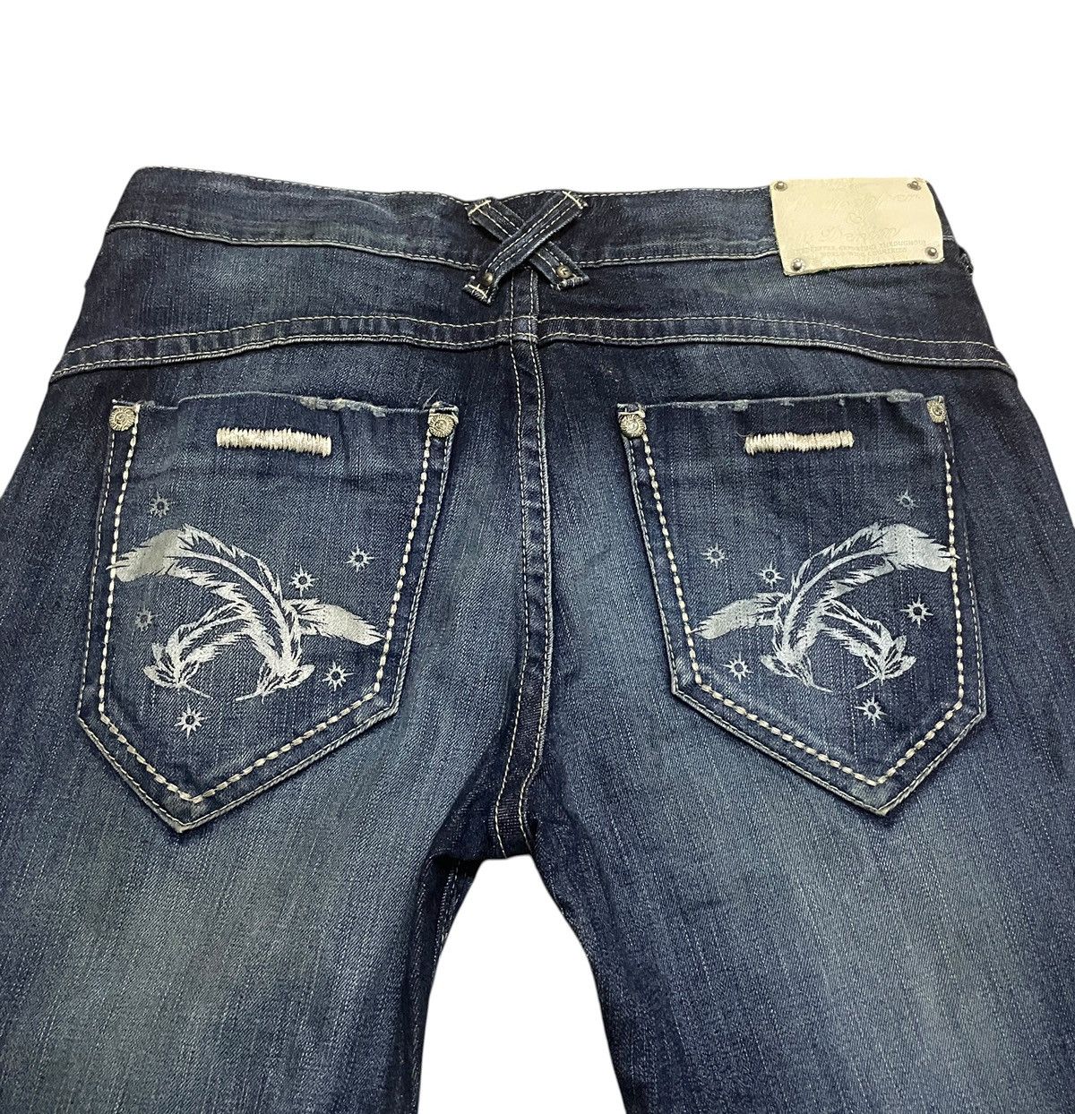 Japanese Brand Rare Vintage Japanese Brand Red Pepper Flared Jeans 1990s Size US 32 / EU 48 - 4 Thumbnail