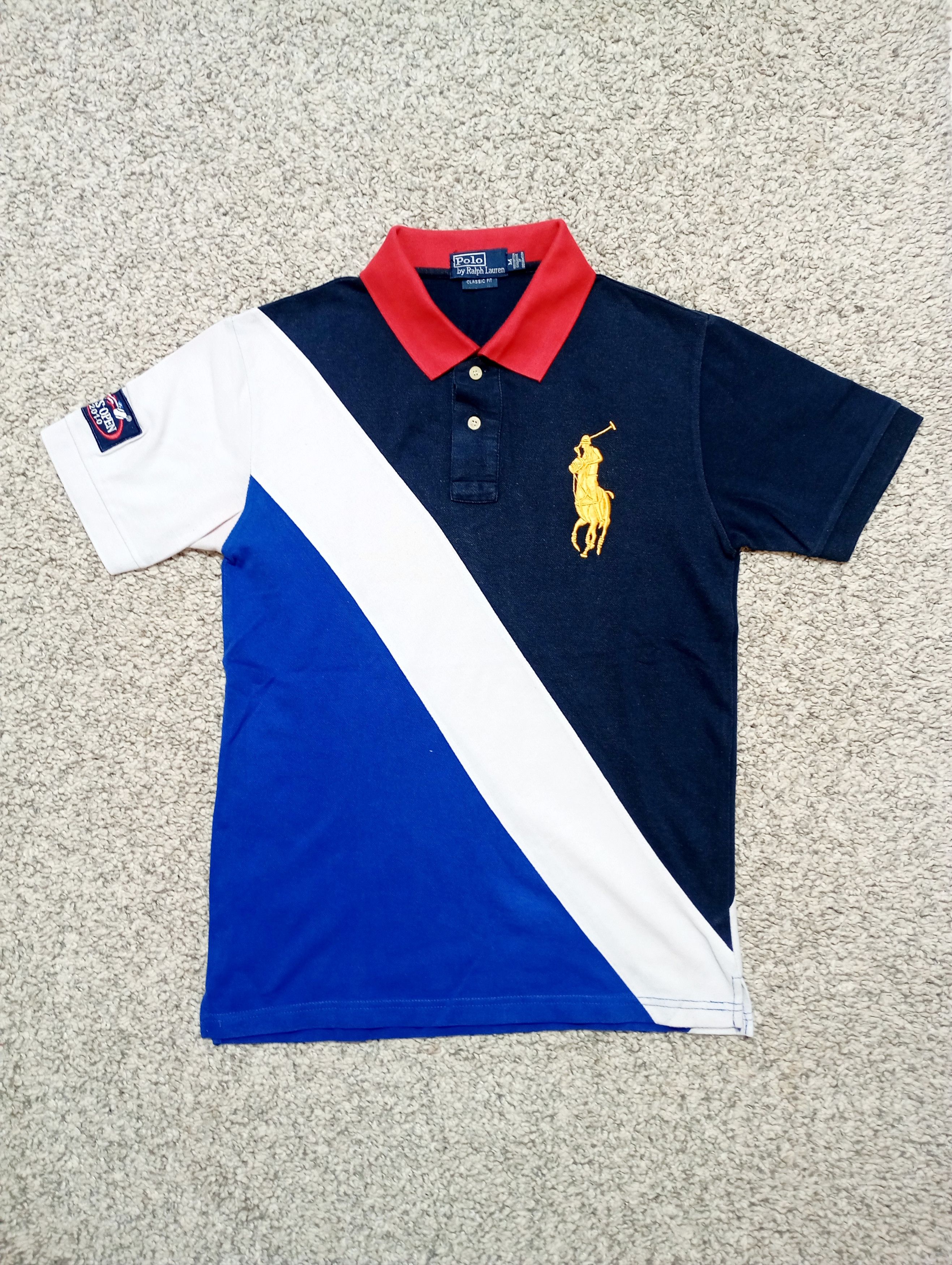 Polo Ralph Lauren Vintage Polo Ralph Lauren US Open 2010 Big Pony TShirt Size US M / EU 48-50 / 2 - 2 Thumbnail