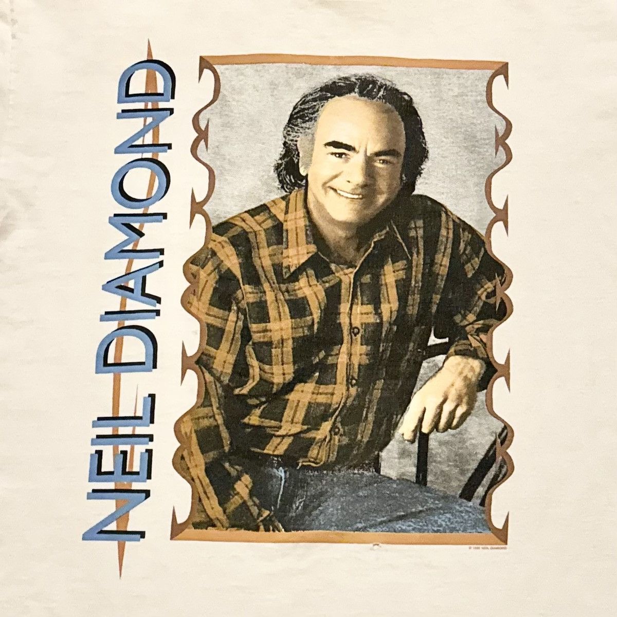 Band Tees VINTAGE NIEL DIAMOND TOUR TEE! Size US XL / EU 56 / 4 - 1 Thumbnail