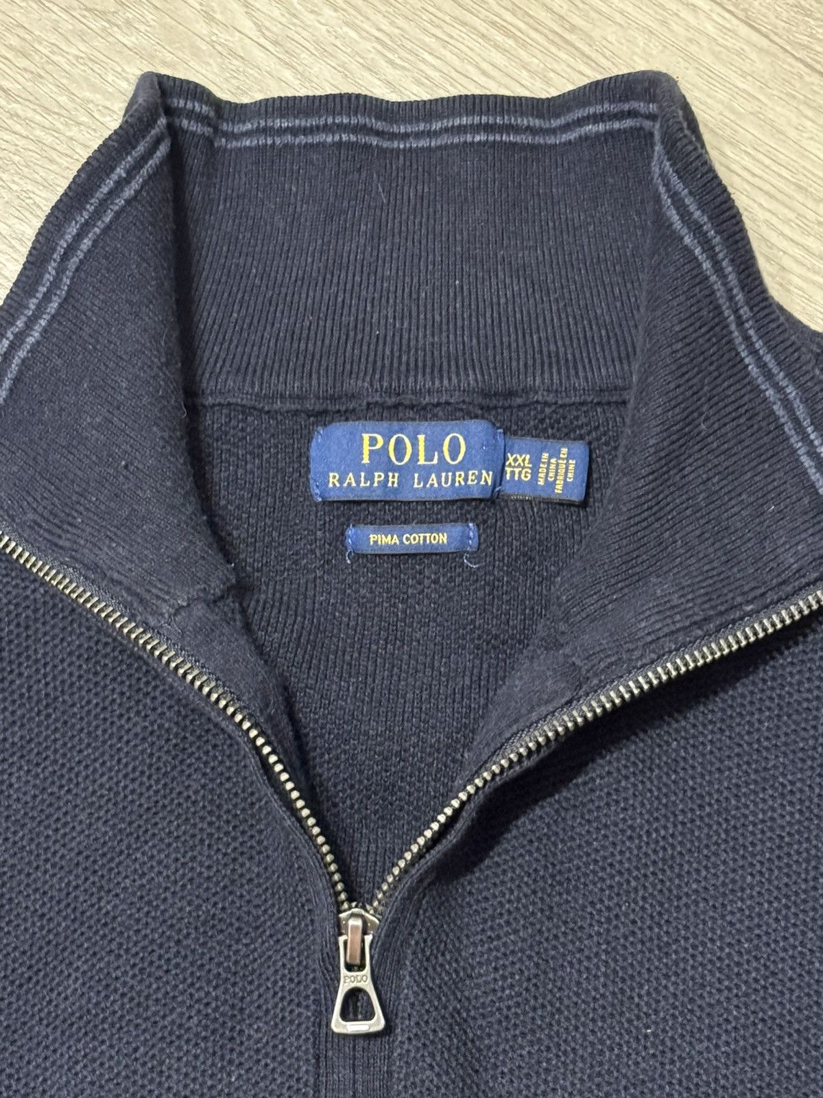 Polo Ralph Lauren 🔷Polo Ralph Lauren 1/4 Zip Knitted Old Money Style🔷 Size US XXL / EU 58 / 5 - 3 Thumbnail