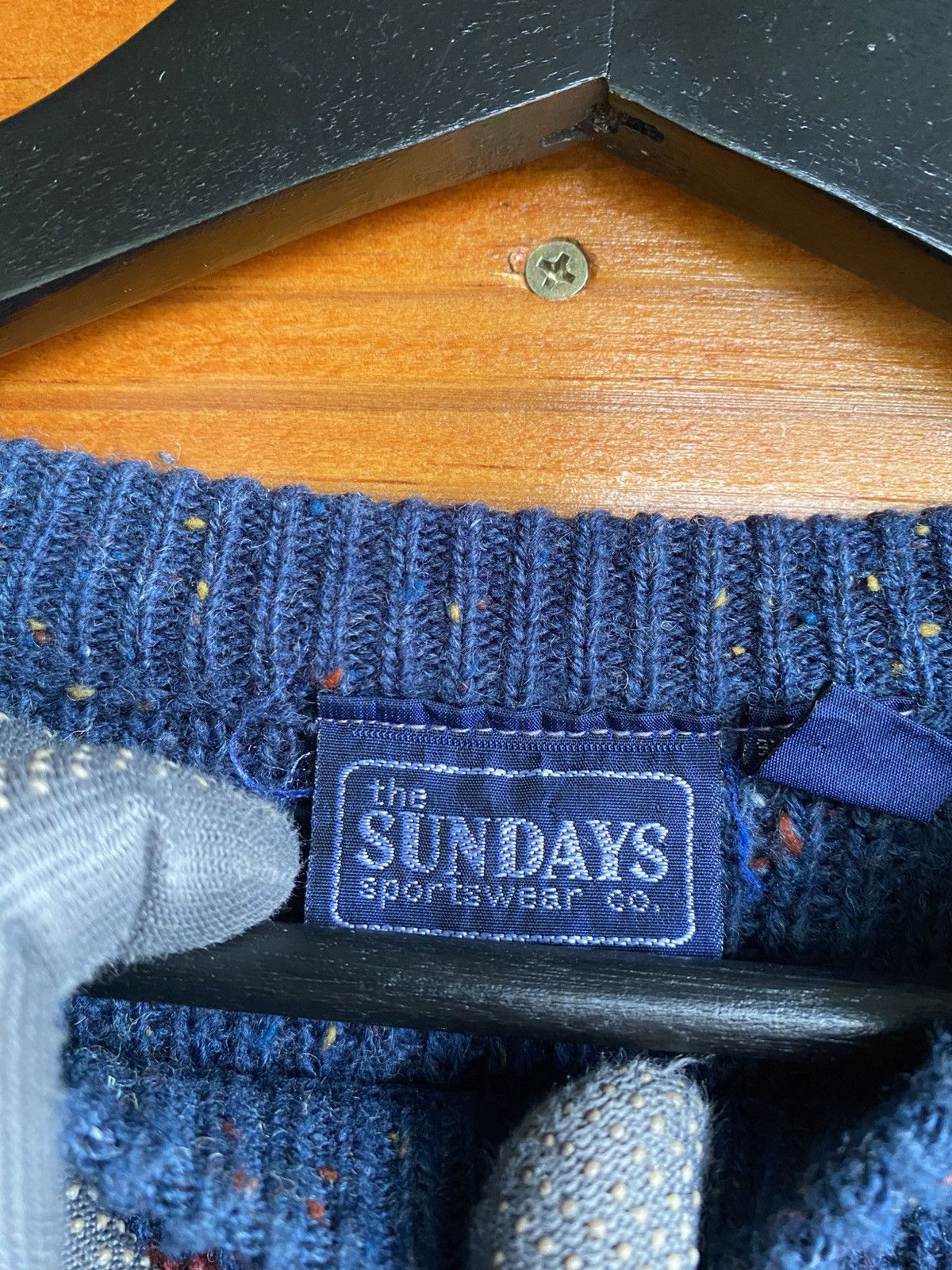 Vintage Vintage The Sundays Sportswea Striped Knit Sweater Speckled Size US S / EU 44-46 / 1 - 6 Thumbnail