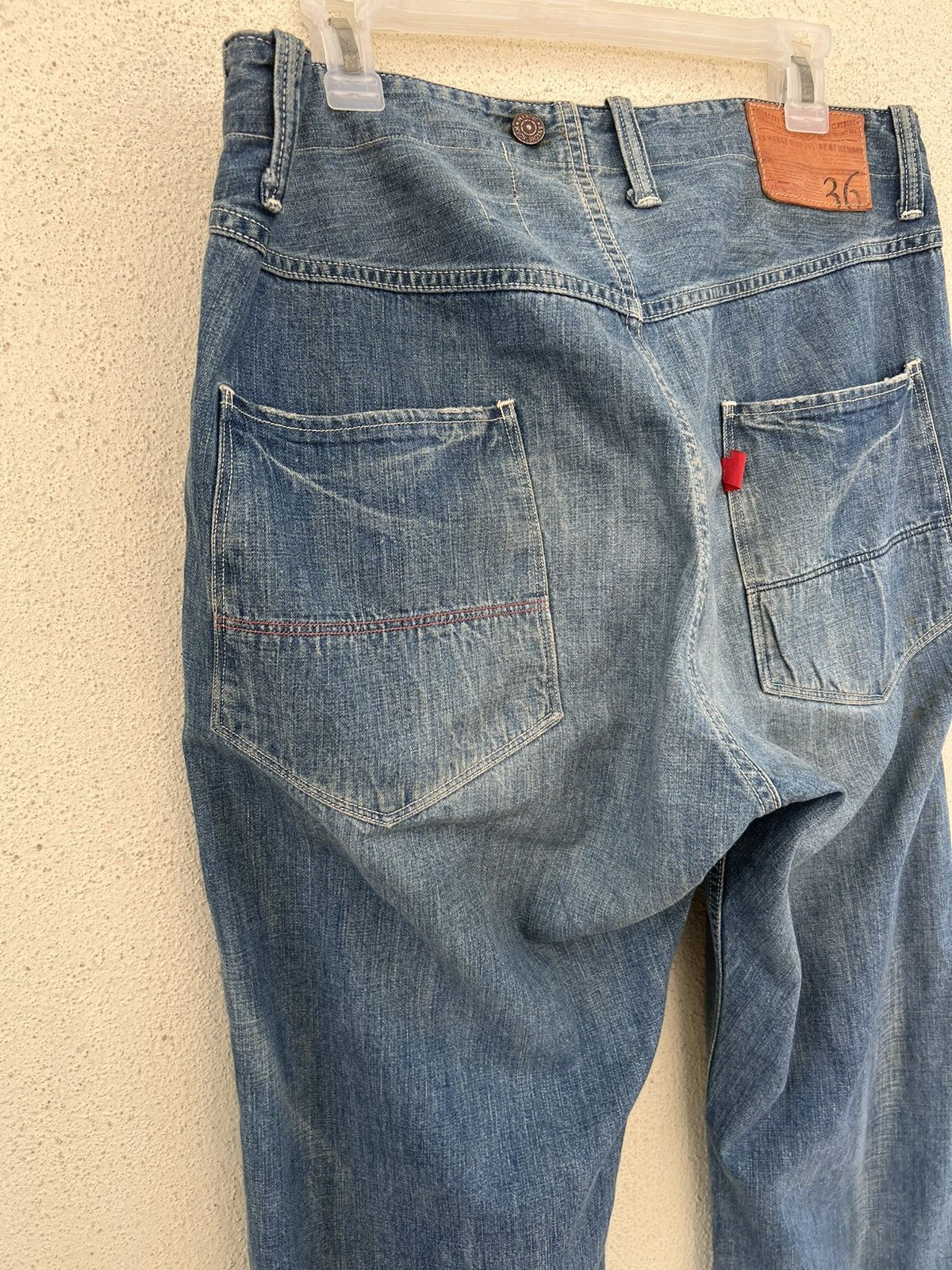 ANACHRONORM Anachronorm Japan Dirty Muddy Denim Distress Mine Jeans Size US 36 / EU 52 - 15 Thumbnail