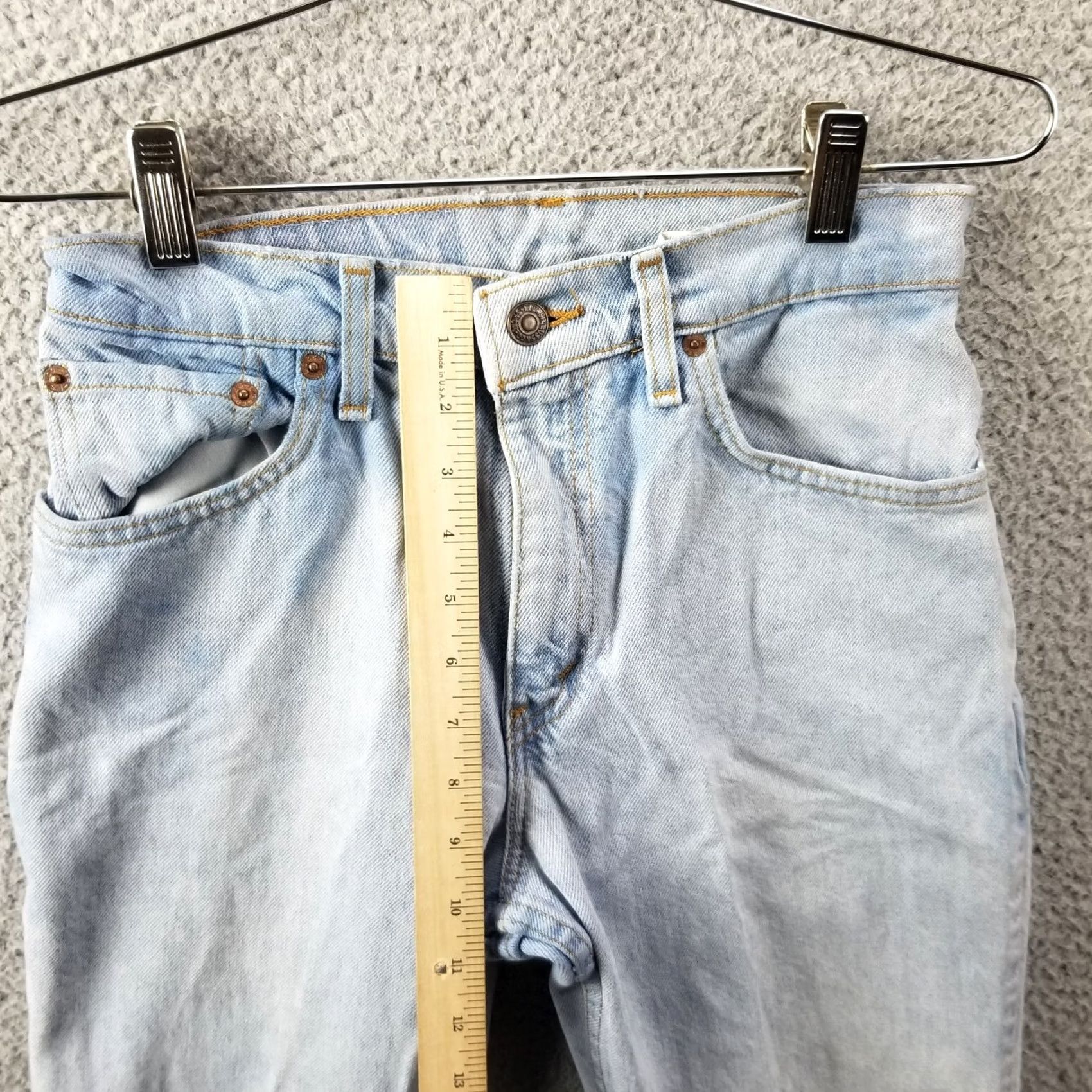 Levi's Vintage Levi’s 550 Relaxed Fit Tapered Leg Mom Jeans 26X26 Blue Denim Womens 1990s Grunge USA Short Size 26" / US 2 / IT 38 - 5 Thumbnail