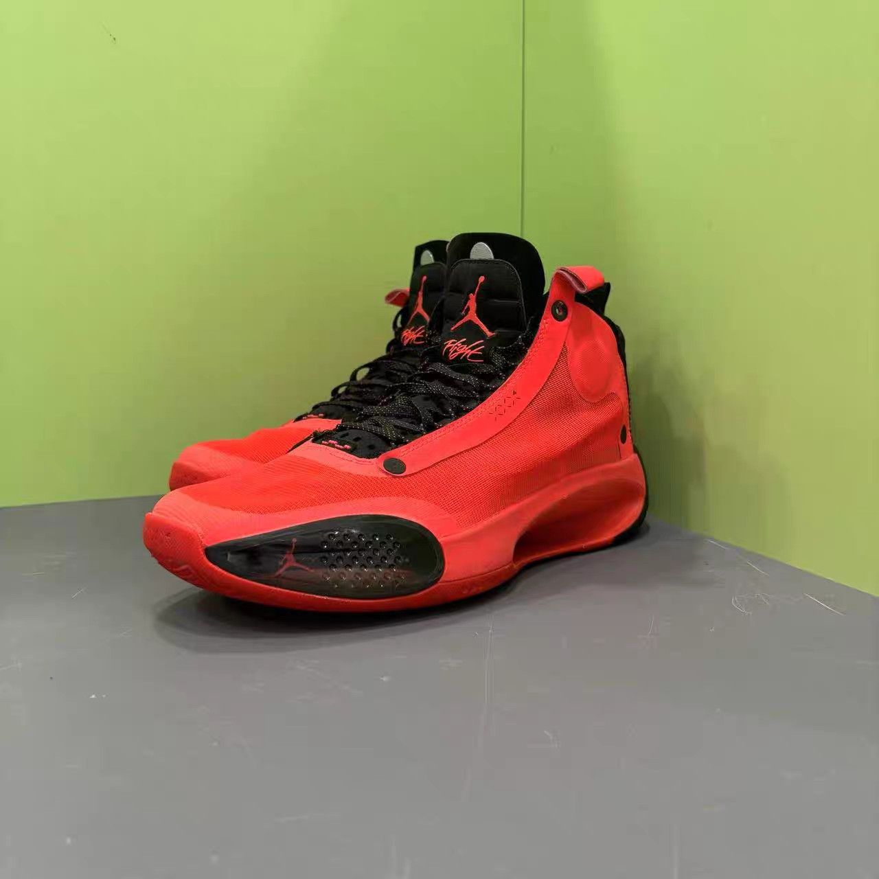 Jordan Brand Air Jordan 34 Mid Top Basketball Shoes K15 Size US 12 / EU 45 - 2 Thumbnail