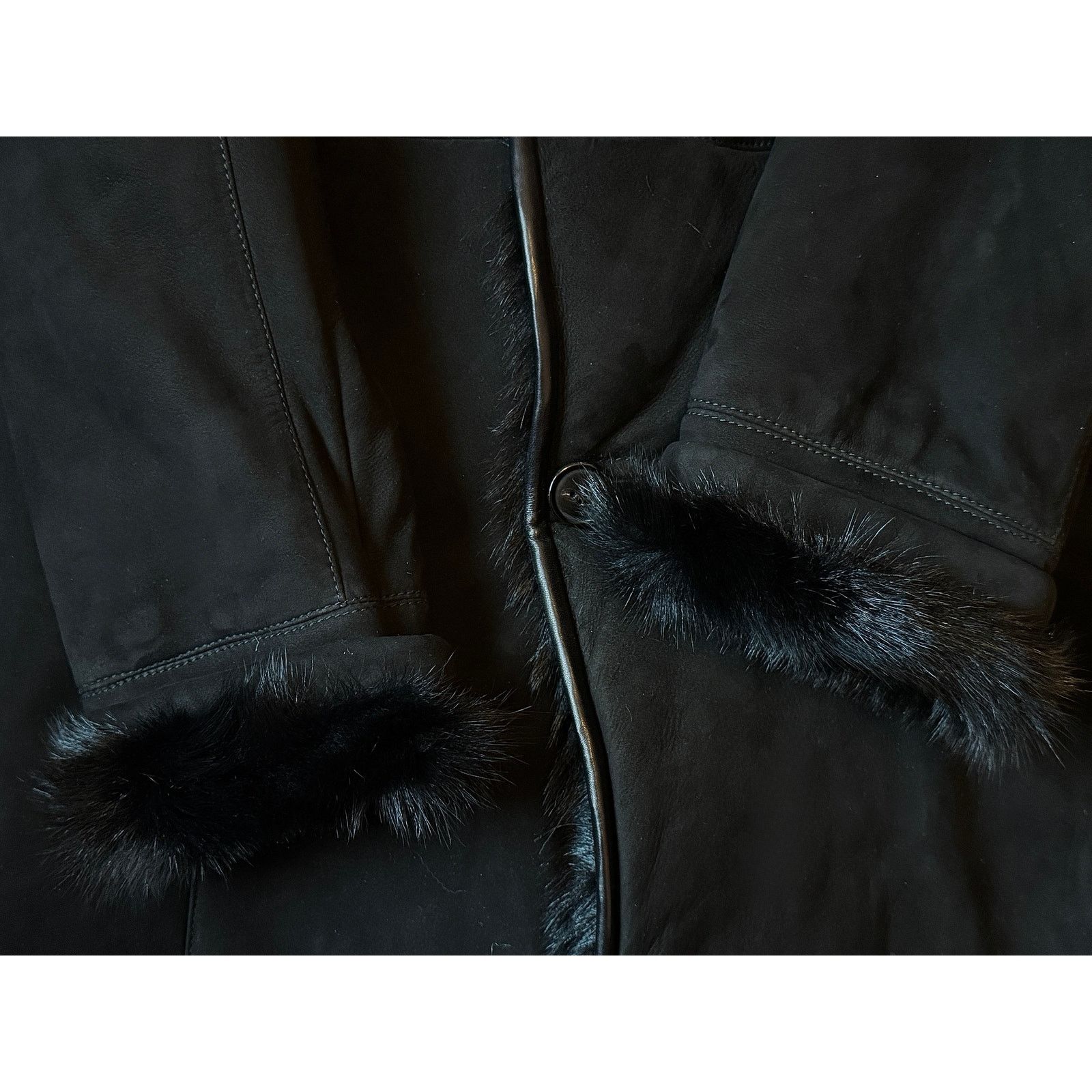 Ports 1961 Ports 1961 NWT Black Shearling Coat Size US XL / EU 56 / 4 - 7 Thumbnail