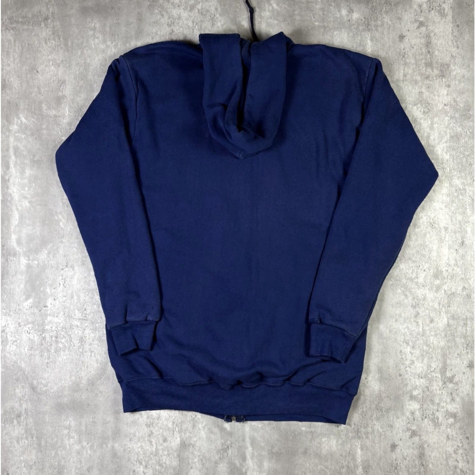 Vintage VINTAGE Thermal Hoodie Full Zip Insulated Workwear Mens XL Tall 90s Blue Polyester Fleece Logo Zip Astro Boy 90s Mens XL Size US XL / EU 56 / 4 - 2 Thumbnail
