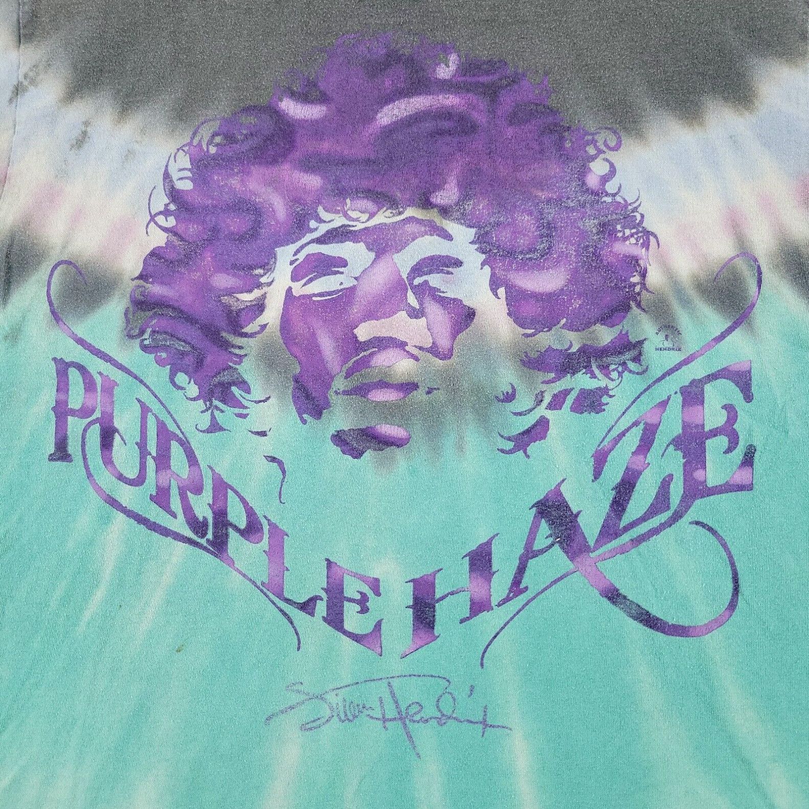 jimi hendrix purple haze tie dye t shirt