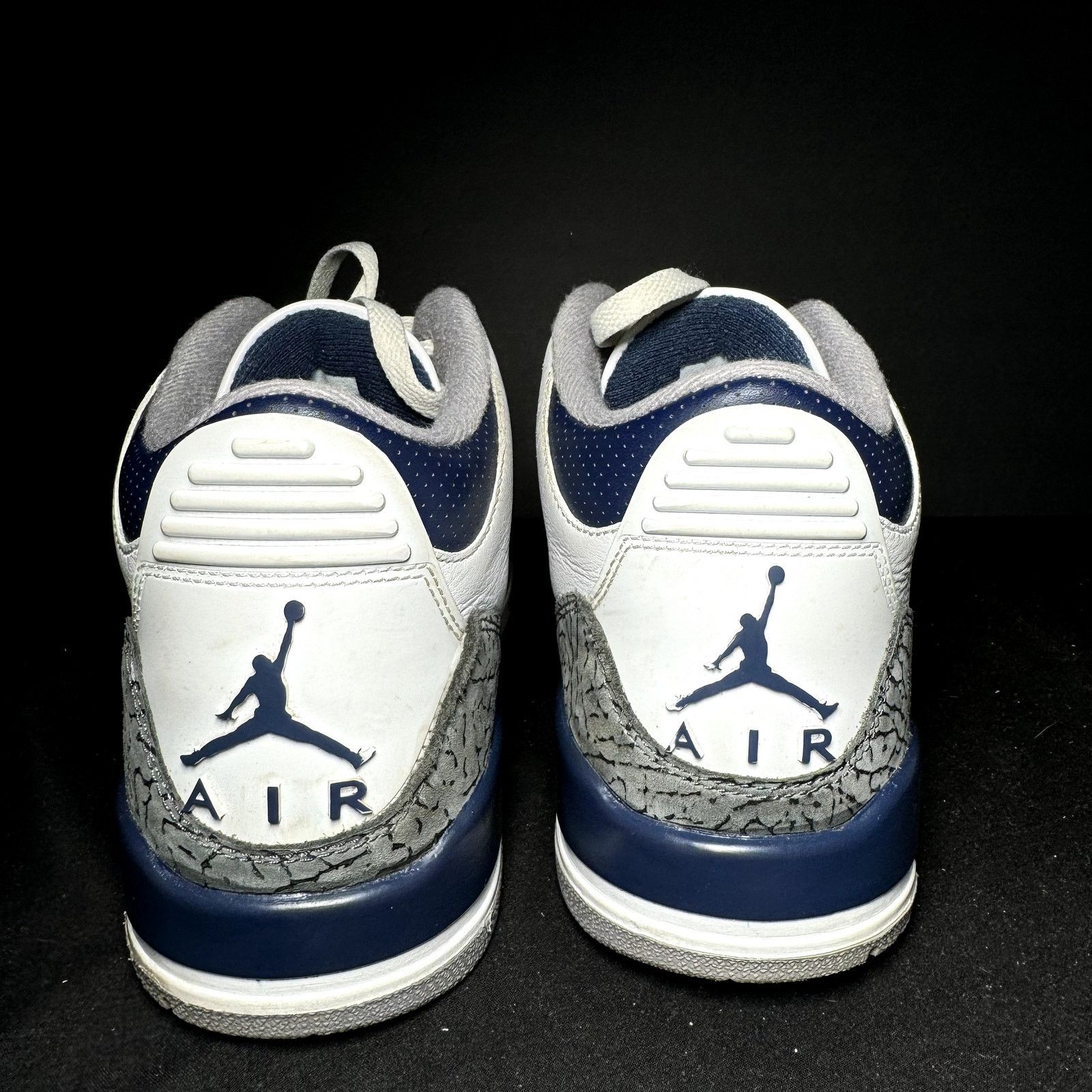 Jordan Brand × Nike Size 8.5 - Nike Air Jordan 3 Retro Midnight Navy Men's Shoes Size US 8.5 / EU 41-42 - 6 Thumbnail