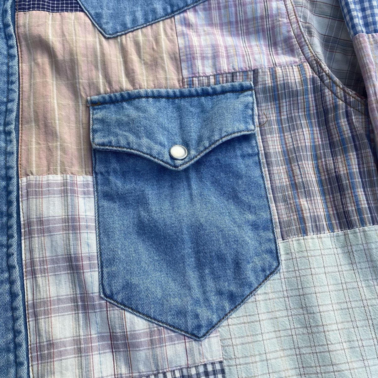 Japanese Brand × Western Rise CORISCO Patchwork Western Snap Button KAPITAL STYLE Size US M / EU 48-50 / 2 - 6 Thumbnail