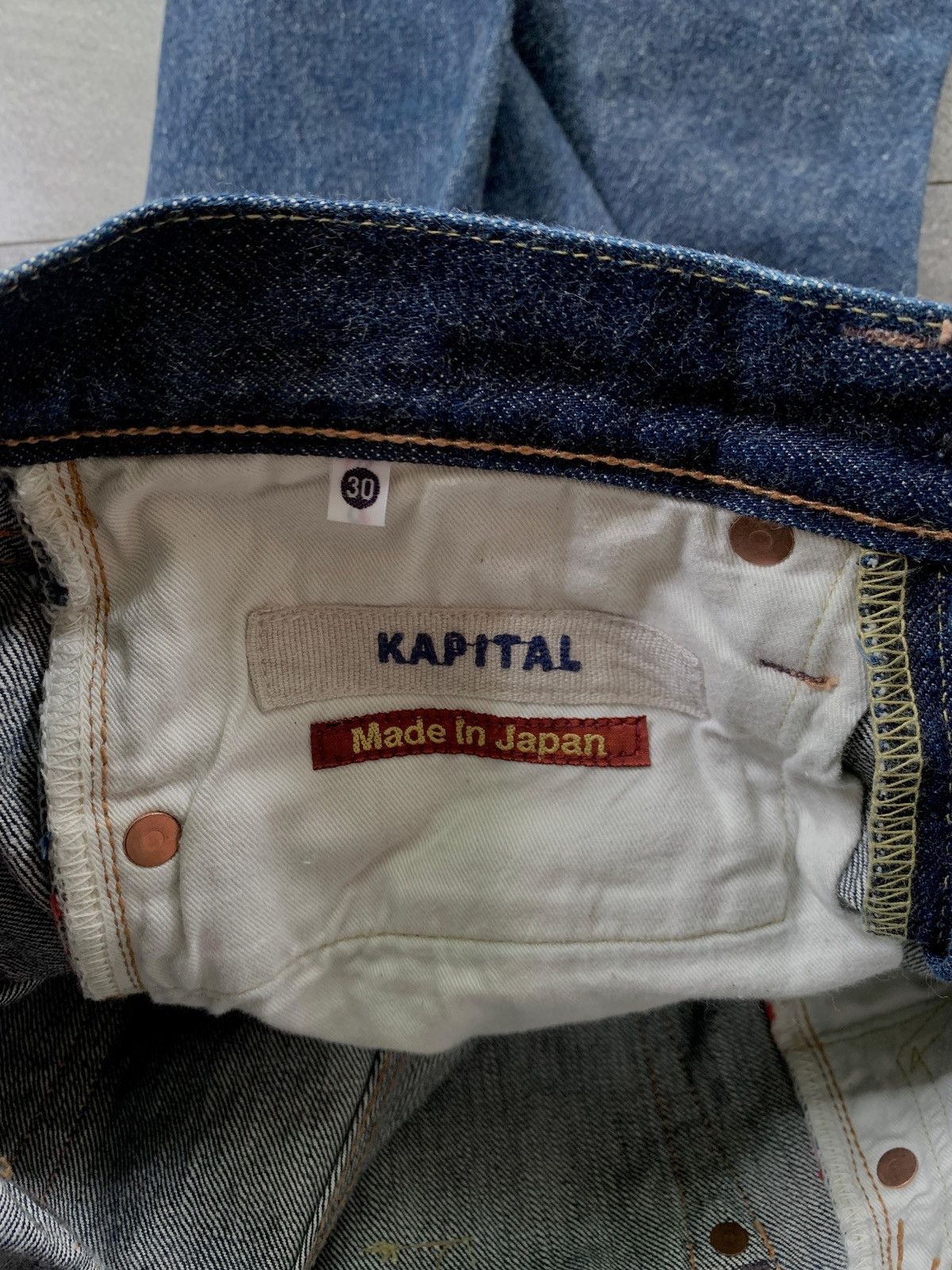 Kapital FREE TAX! Kapital Japan Selvedge Denim Jeans Size US 30 / EU 46 - 11 Thumbnail