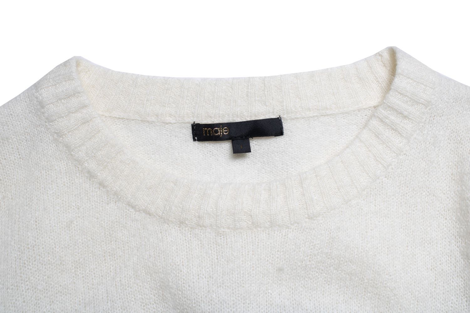 Maje Maje, knitted sweater with lace Size S / US 4 / IT 40 - 5 Thumbnail