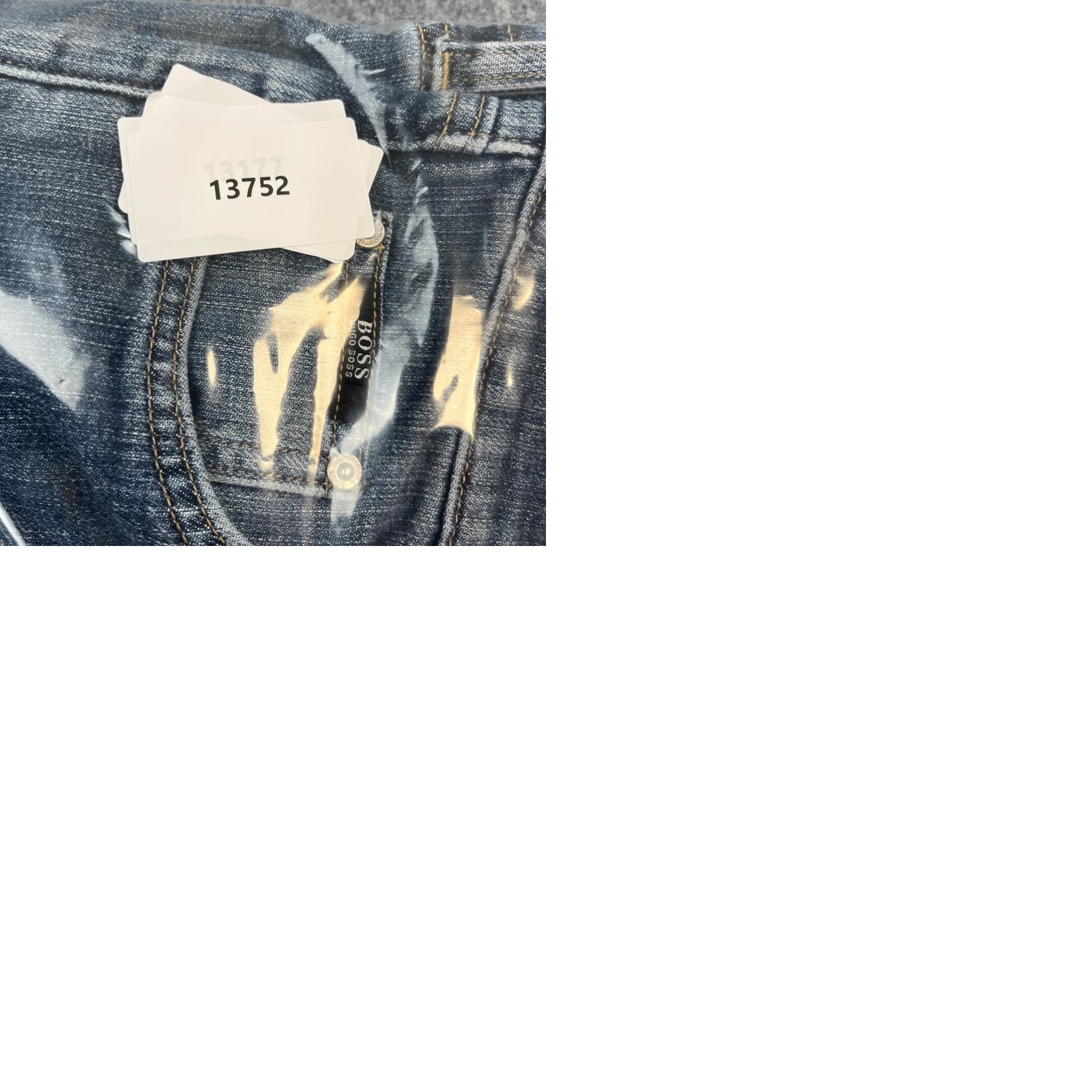 Hugo Boss HUGO BOSS Jeans Regular Straight 32 32 Dark Wash Blue Vintage 100% Cotton Mens Pants Jeans Size US 32 / EU 48 - 9 Thumbnail